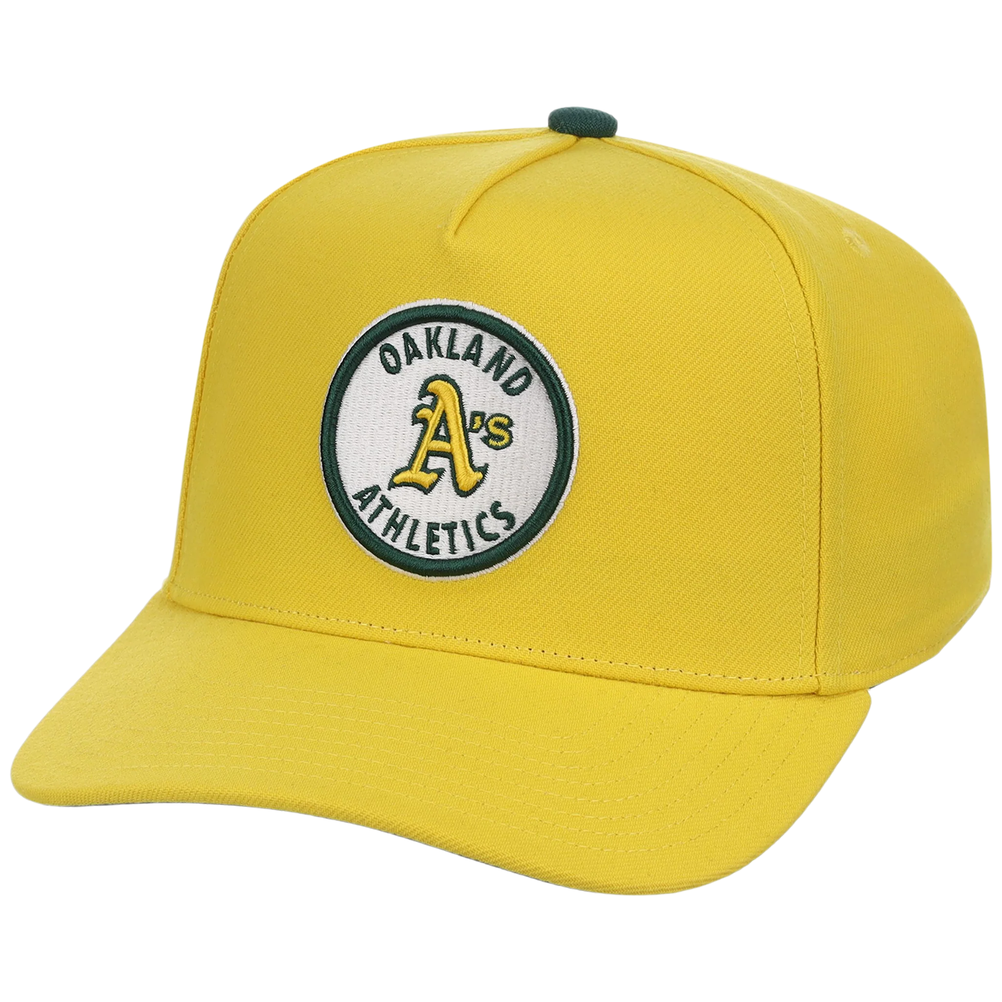 Oakland Athletics Mitchell & Ness MLB 'Era Flip' Heritage Series Pro Pinch - Yellow/Yellow - Image 4