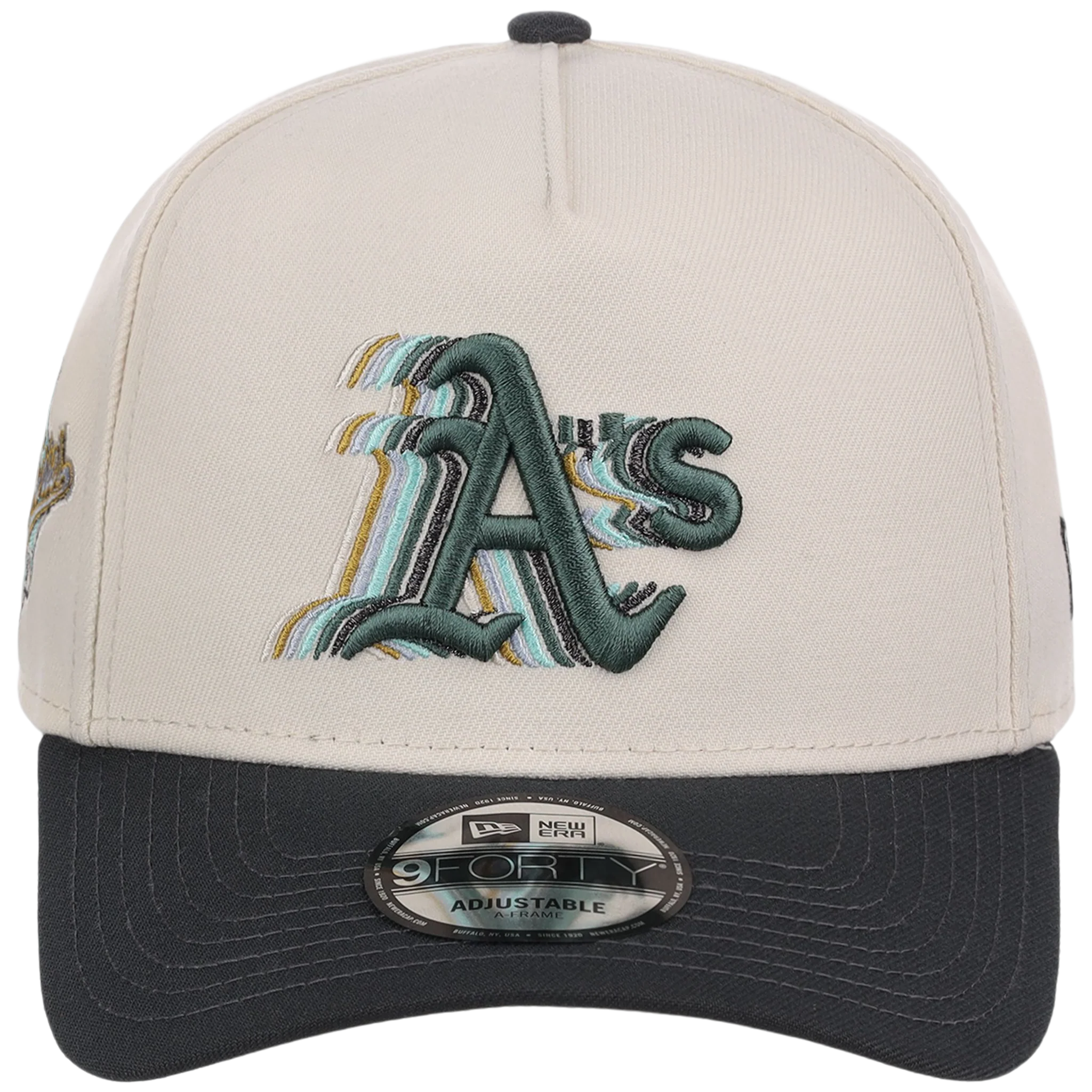 Oakland Athletics MLB Cream Clouds New Era 9FORTY - Image 5