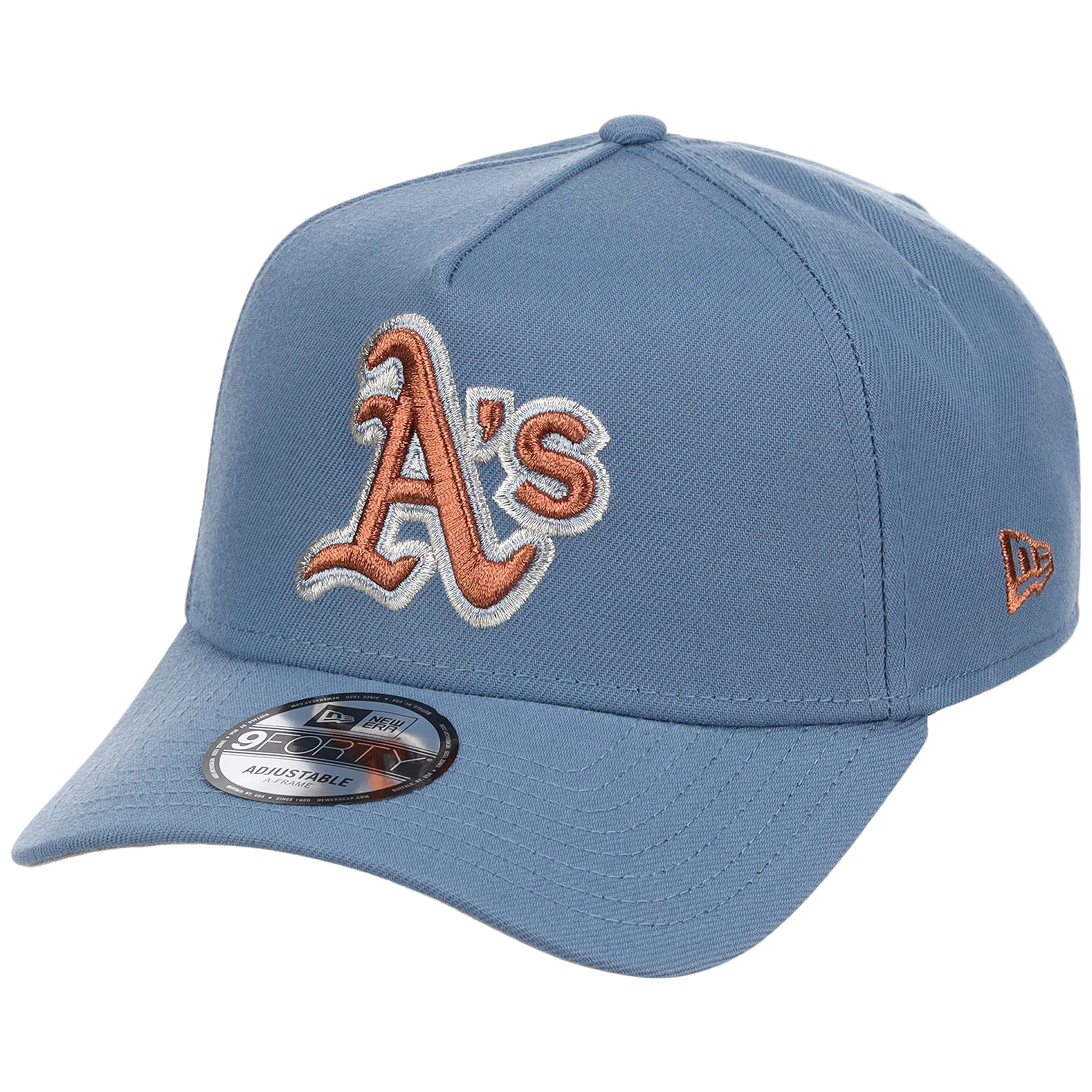 Oakland Athletics MLB Faded Blue New Era 9FORTY - Image 4