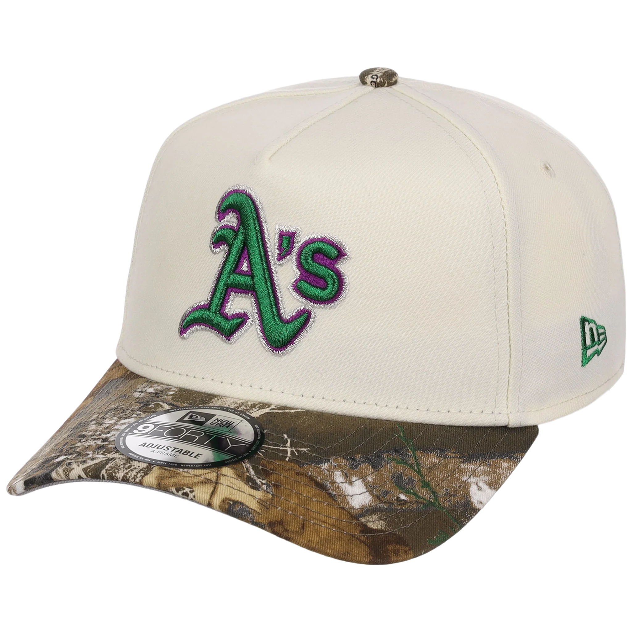 Oakland Athletics MLB Purple Trees New Era 9FORTY - Image 4