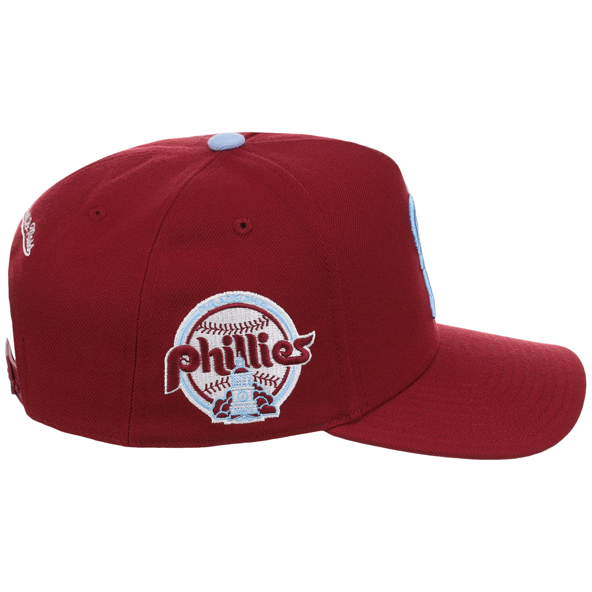 Philadelphia Phillies Mitchell & Ness MLB 'Era Flip' Heritage Series Pro Pinch - Maroon/Maroon - Image 3