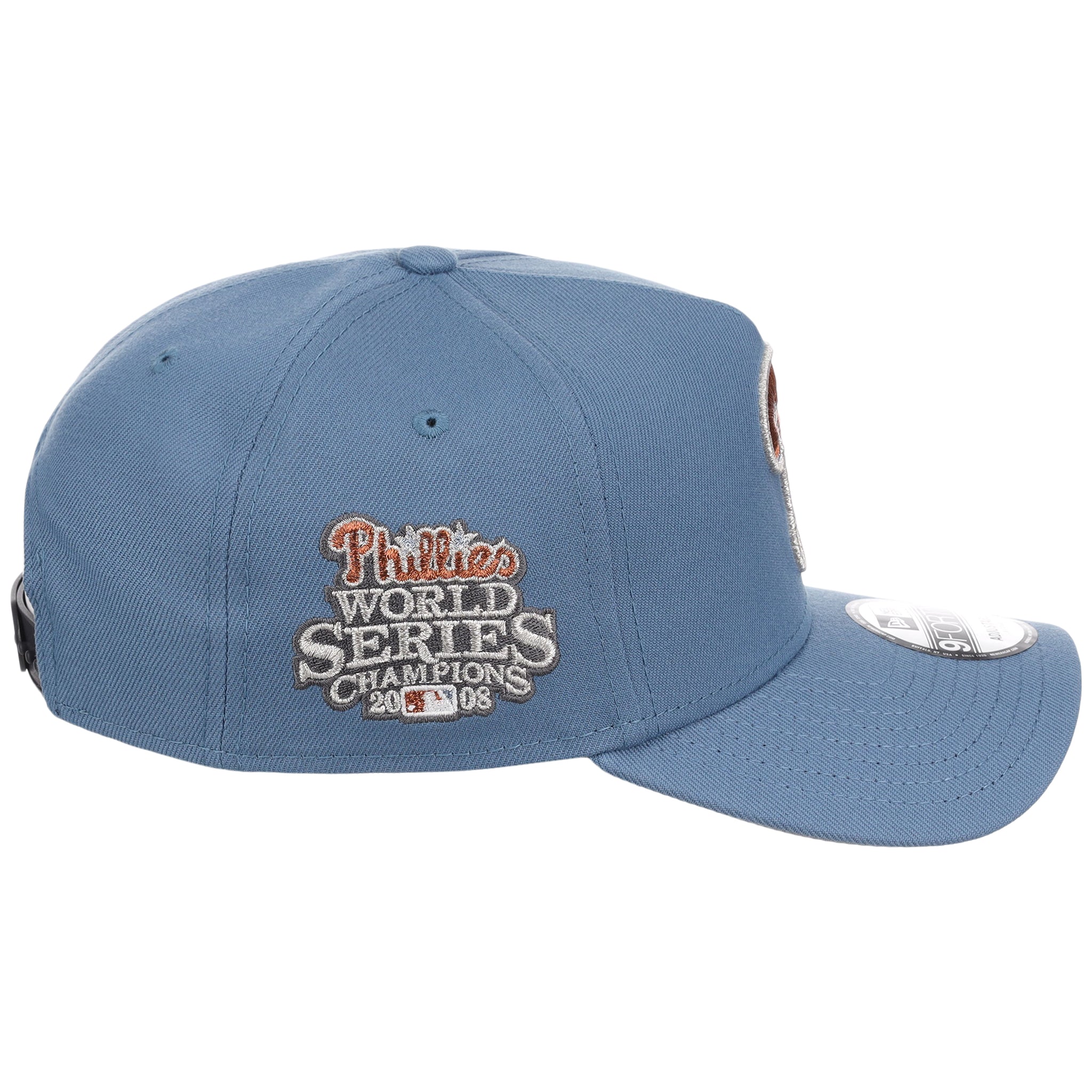 Philadelphia Phillies MLB Faded Blue New Era 9FORTY - Image 3