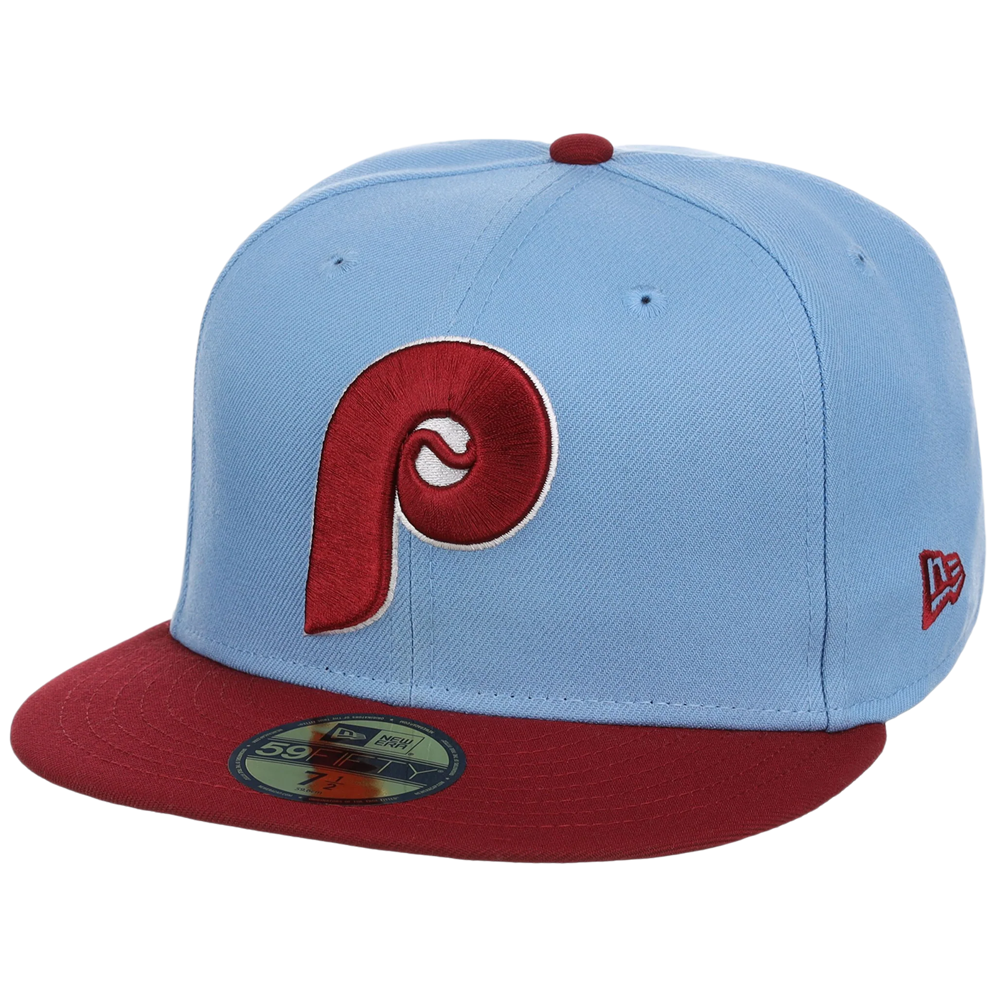Philadelphia Phillies MLB Simpsons Localized New Era 59FIFTY - Hoagie - Sky/Maroon - Image 4