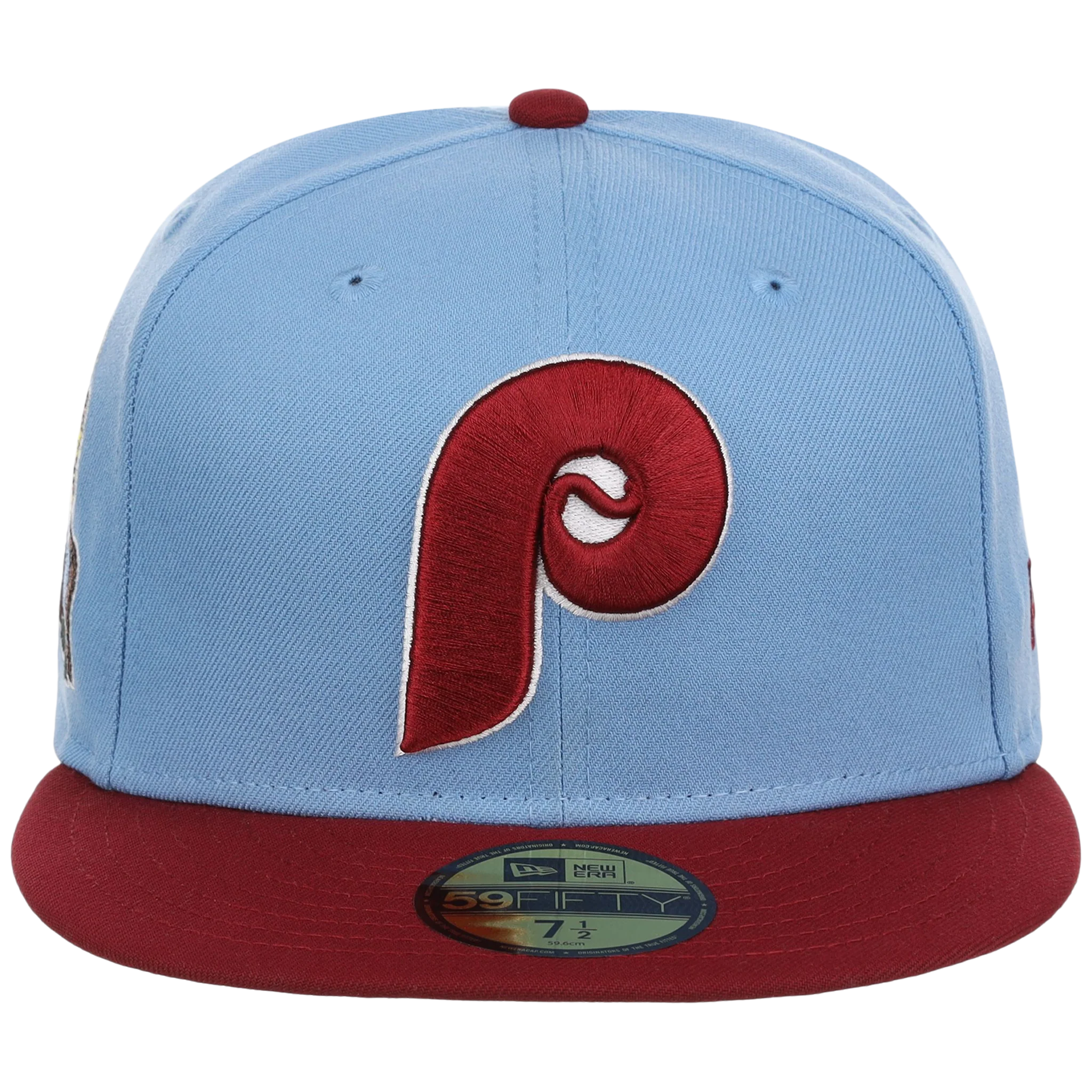 Philadelphia Phillies MLB Simpsons Localized New Era 59FIFTY - Hoagie - Sky/Maroon - Image 5