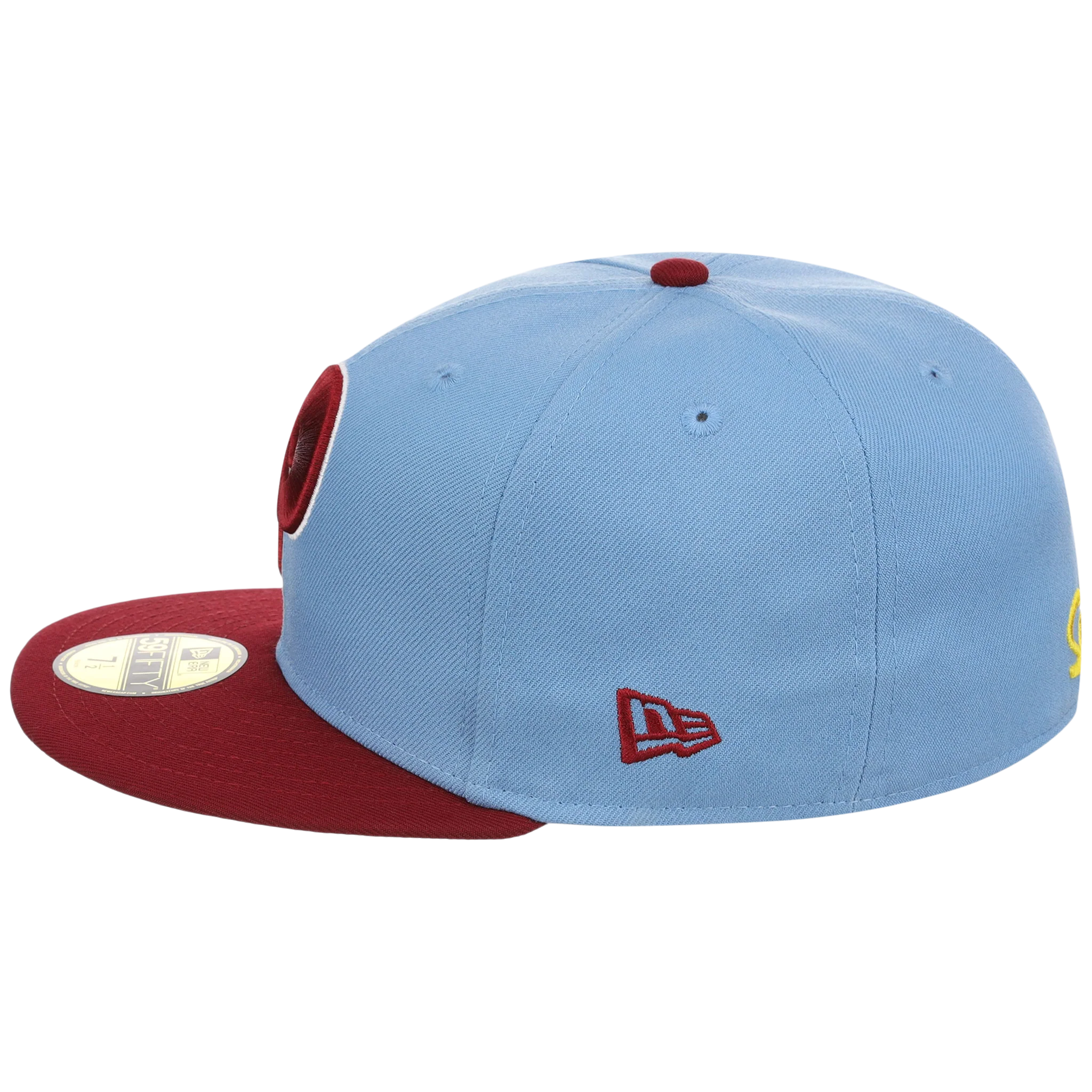 Philadelphia Phillies MLB Simpsons Localized New Era 59FIFTY - Hoagie - Sky/Maroon - Image 6