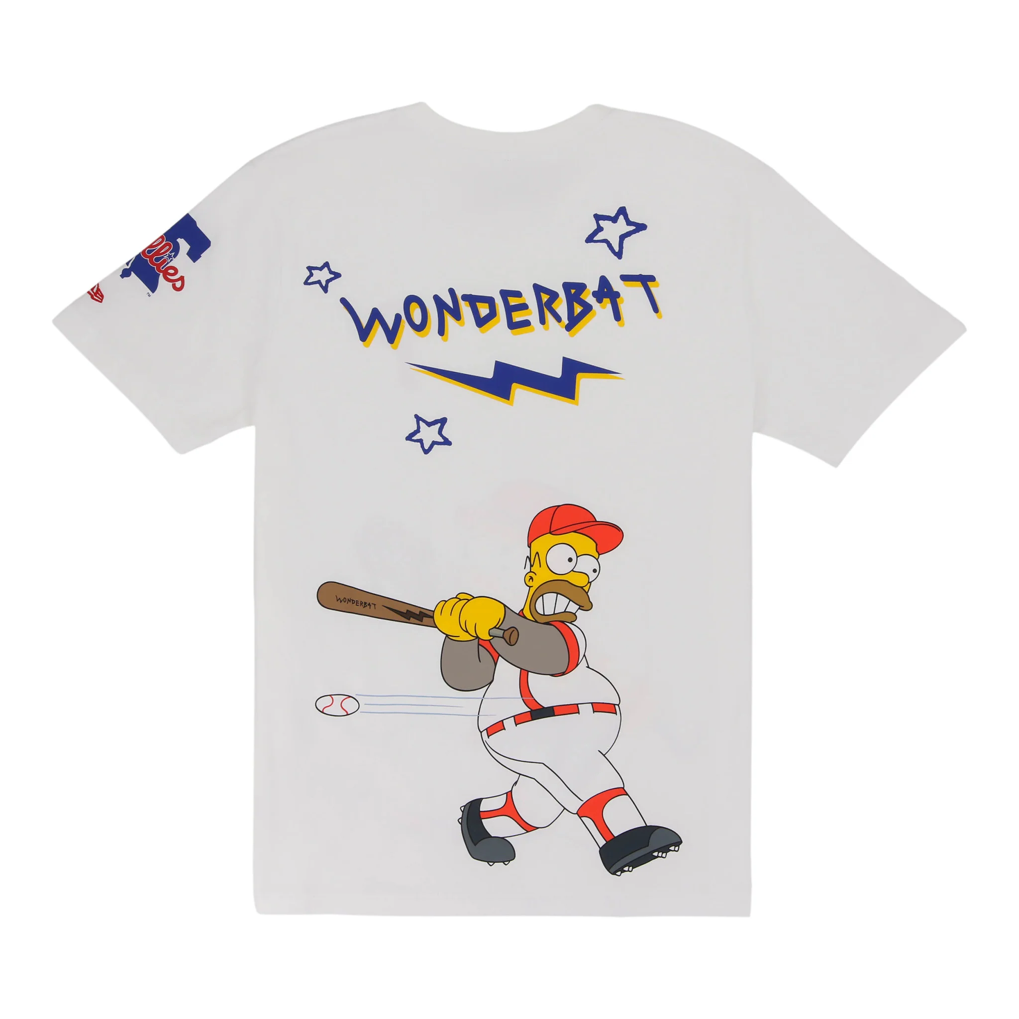 Philadelphia Phillies MLB Simpsons 'Wonderbat' New Era T-Shirt - Image 2