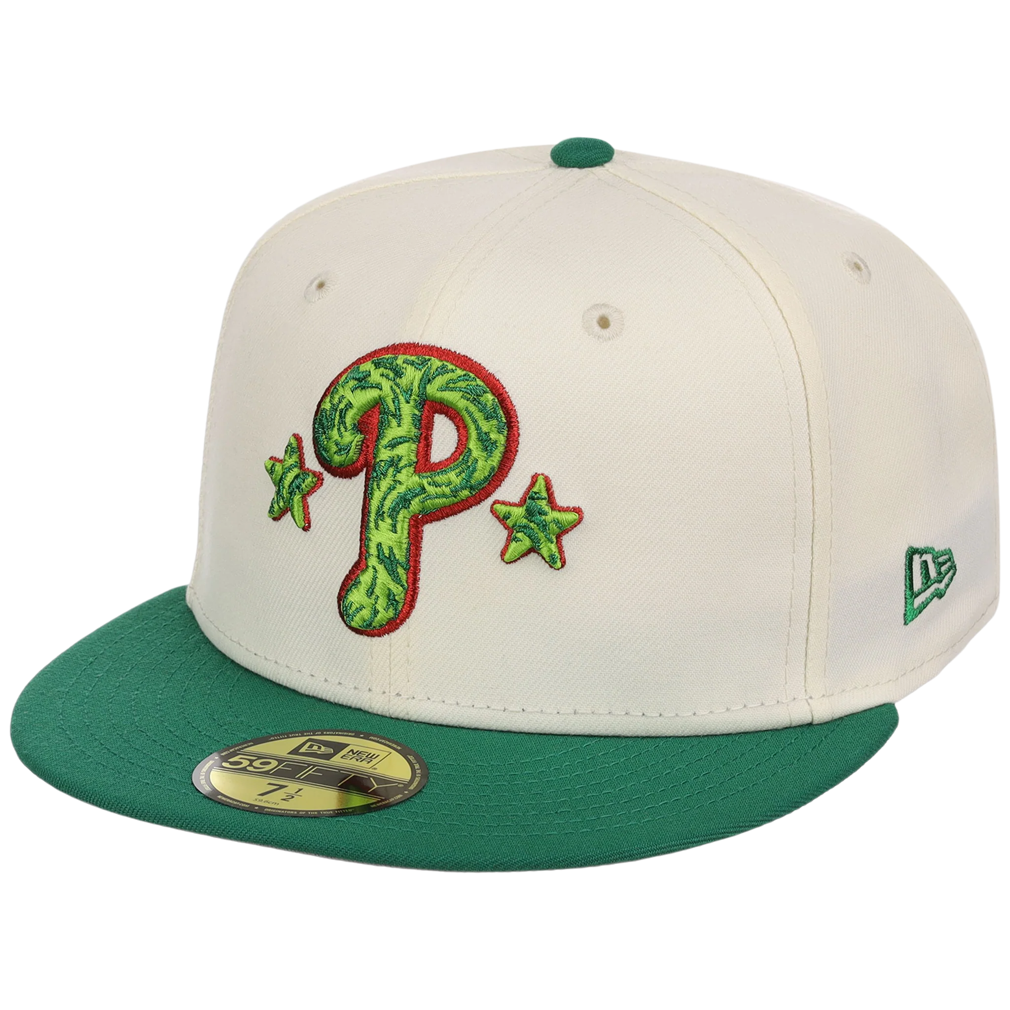 Philadelphia Phillies Philly Crown the City - Fanatic New Era 59FIFTY (Chrome/Green) - Image 4