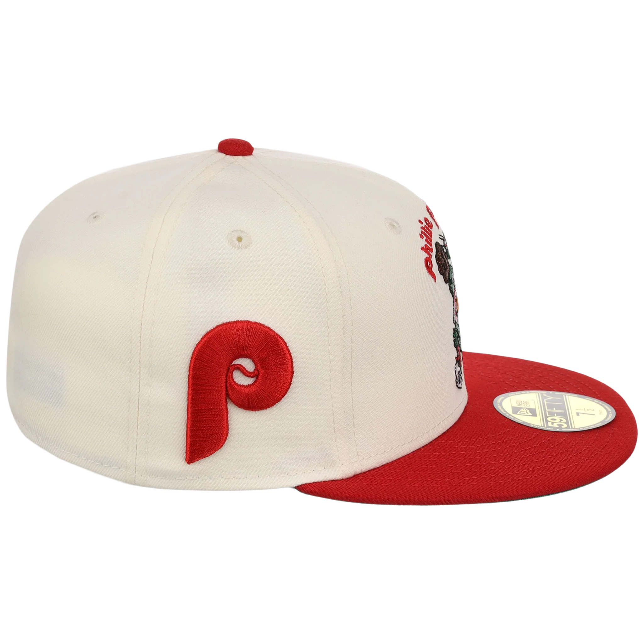 Philadelphia Phillies Philly Crown the City - Fanatic New Era 59FIFTY (Chrome/Red) - Image 3