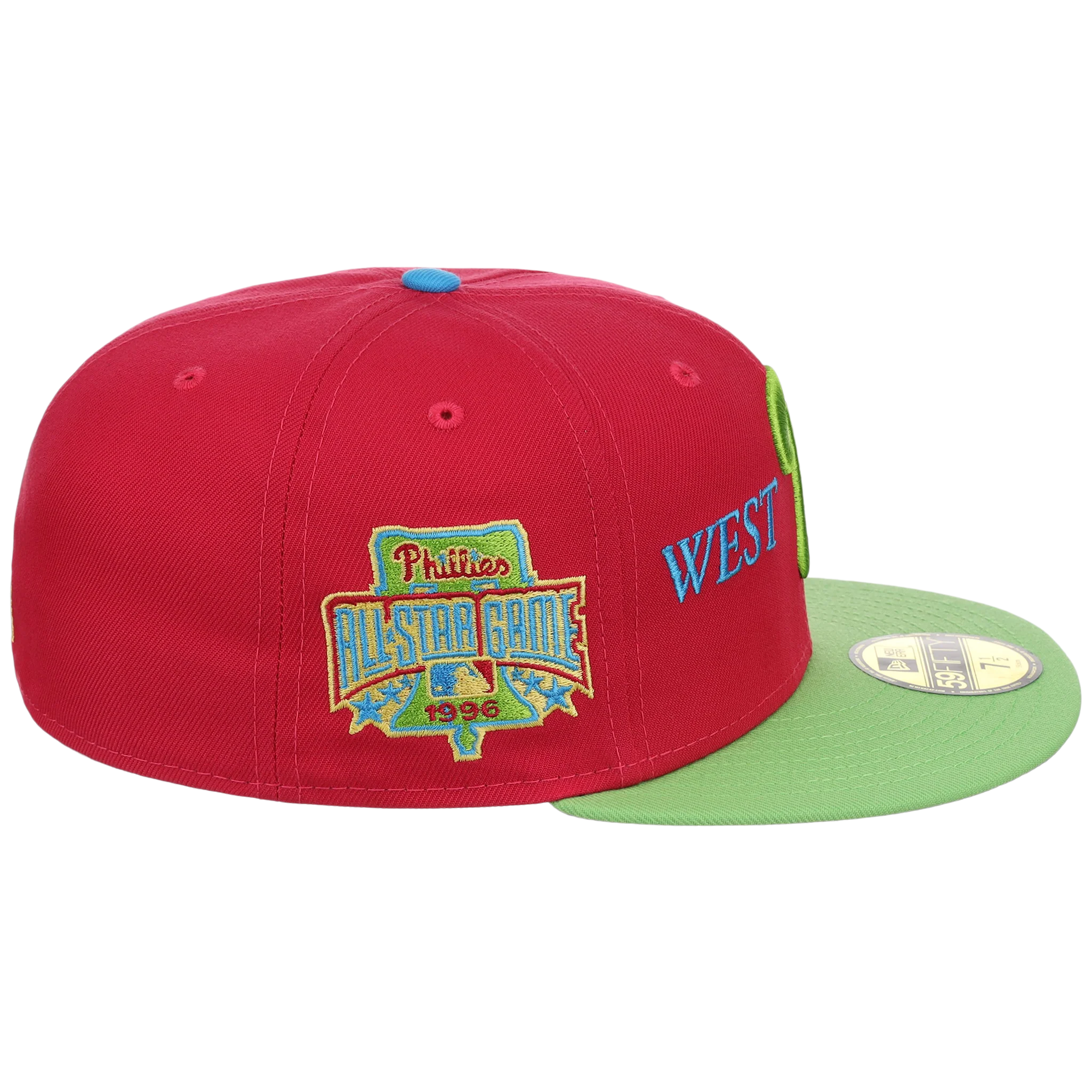 Philadelphia Phillies Philly Crown the City - Prince New Era 59FIFTY (Pink/Neon Green) - Image 3