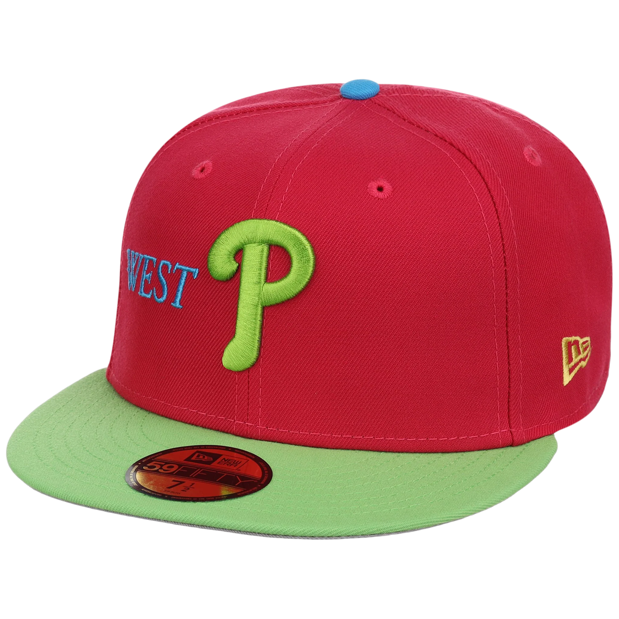 Philadelphia Phillies Philly Crown the City - Prince New Era 59FIFTY (Pink/Neon Green) - Image 4