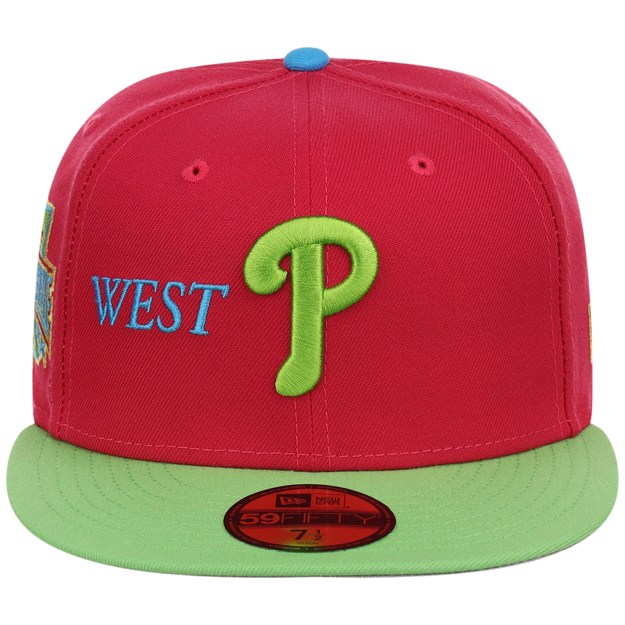 Philadelphia Phillies Philly Crown the City - Prince New Era 59FIFTY (Pink/Neon Green) - Image 5