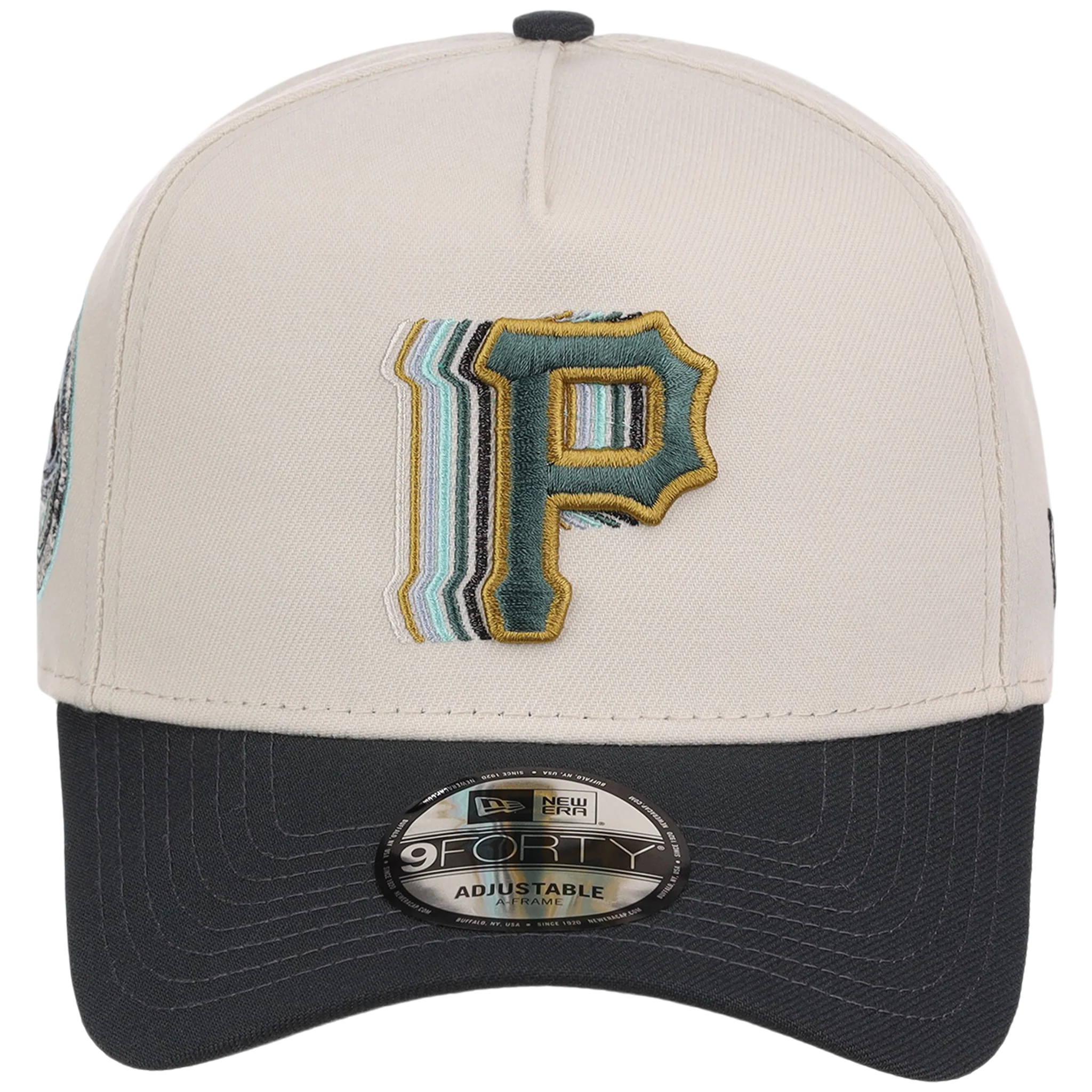 Pittsburgh Pirates MLB Cream Clouds New Era 9FORTY - Image 5
