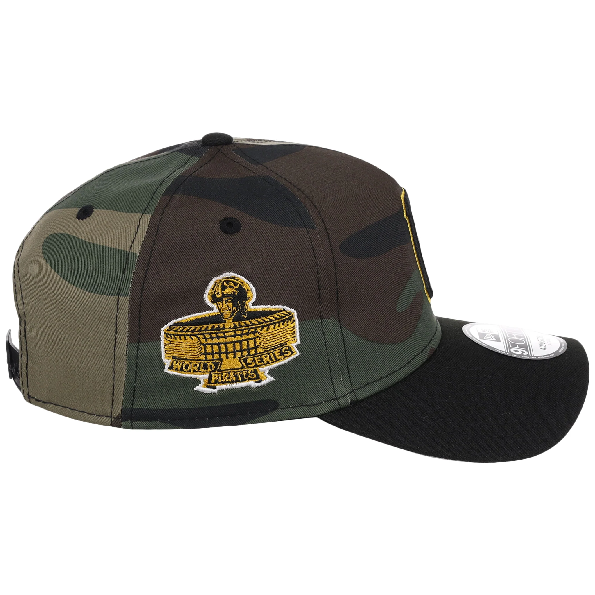 Pittsburgh Pirates MLB Woodland Contrast New Era 9FORTY - Image 3