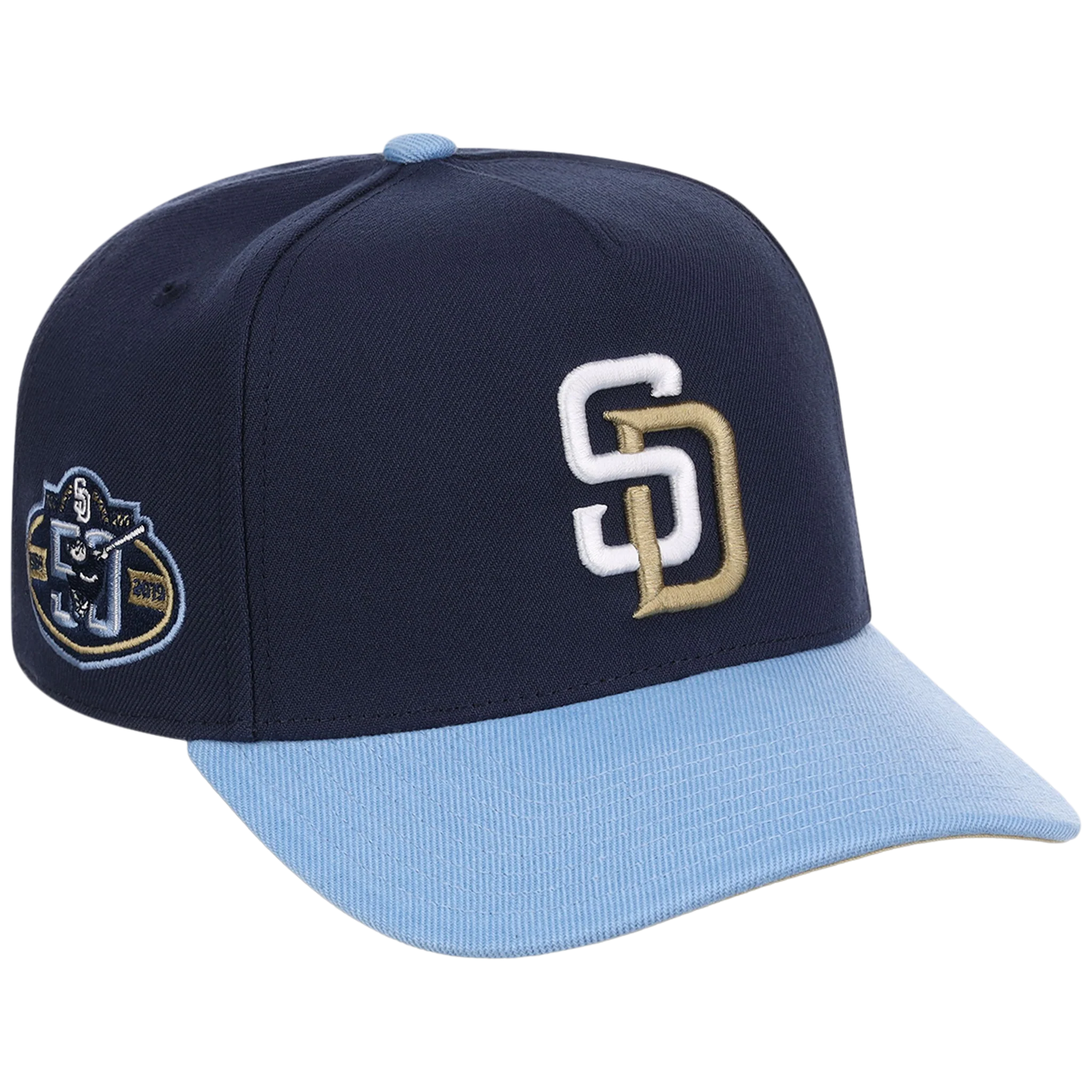 San Diego Padres Mitchell & Ness MLB 'Era Flip' Heritage Series Pro Pinch - Navy/Sky