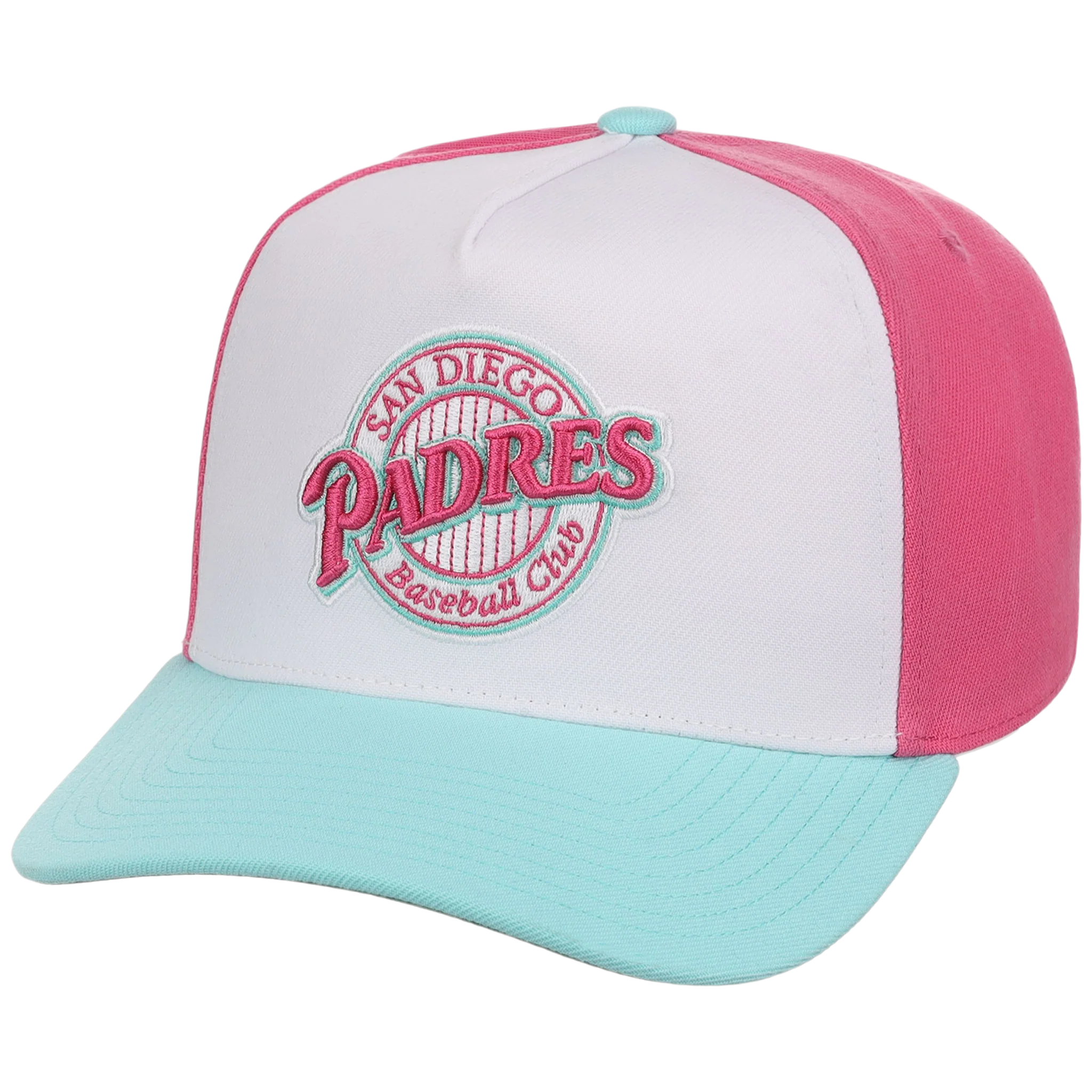 San Diego Padres Mitchell & Ness MLB 'Era Flip' Heritage Series Pro Pinch - White/Teal - Image 4
