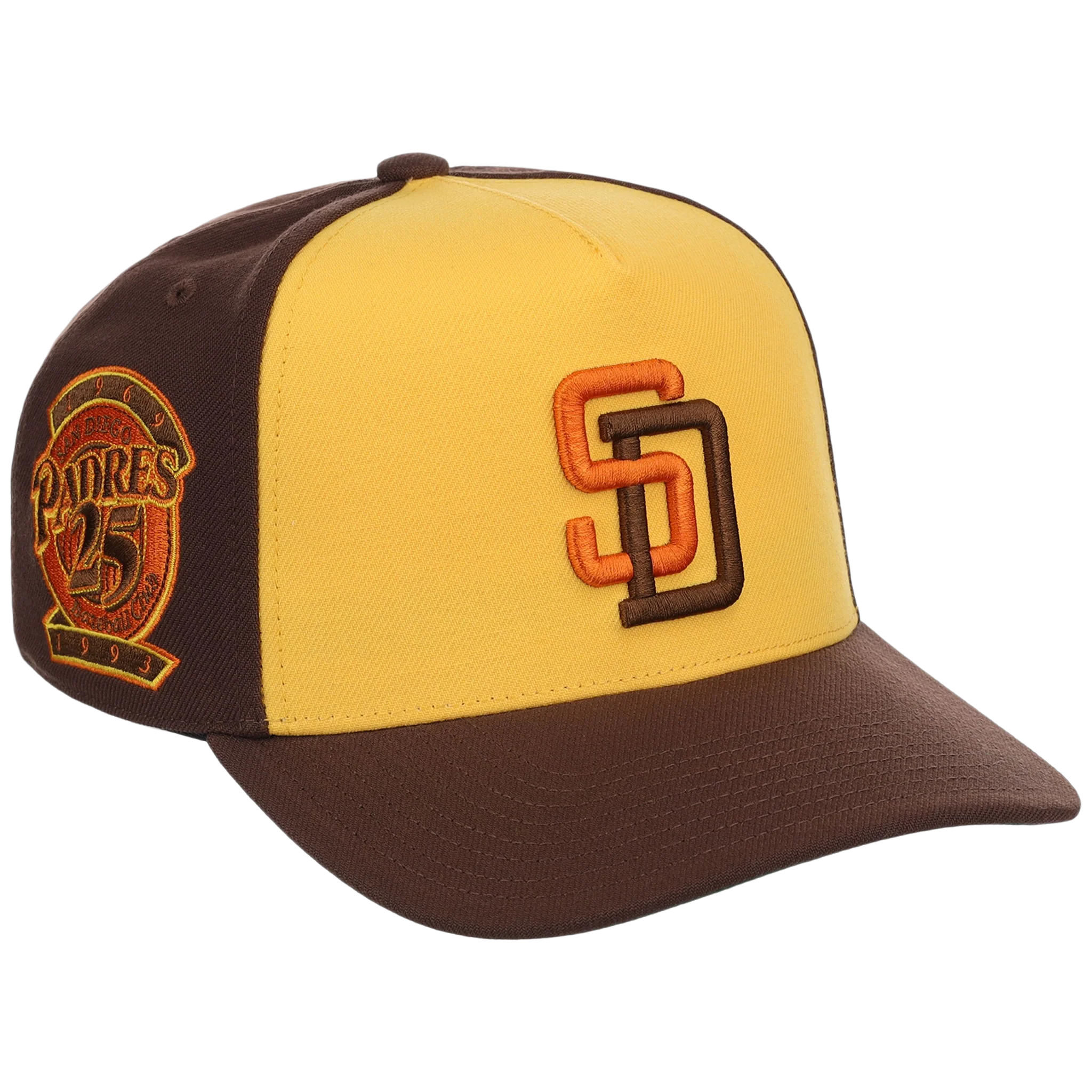 San Diego Padres Mitchell & Ness MLB 'Era Flip' Heritage Series Pro Pinch - Yellow/Brown