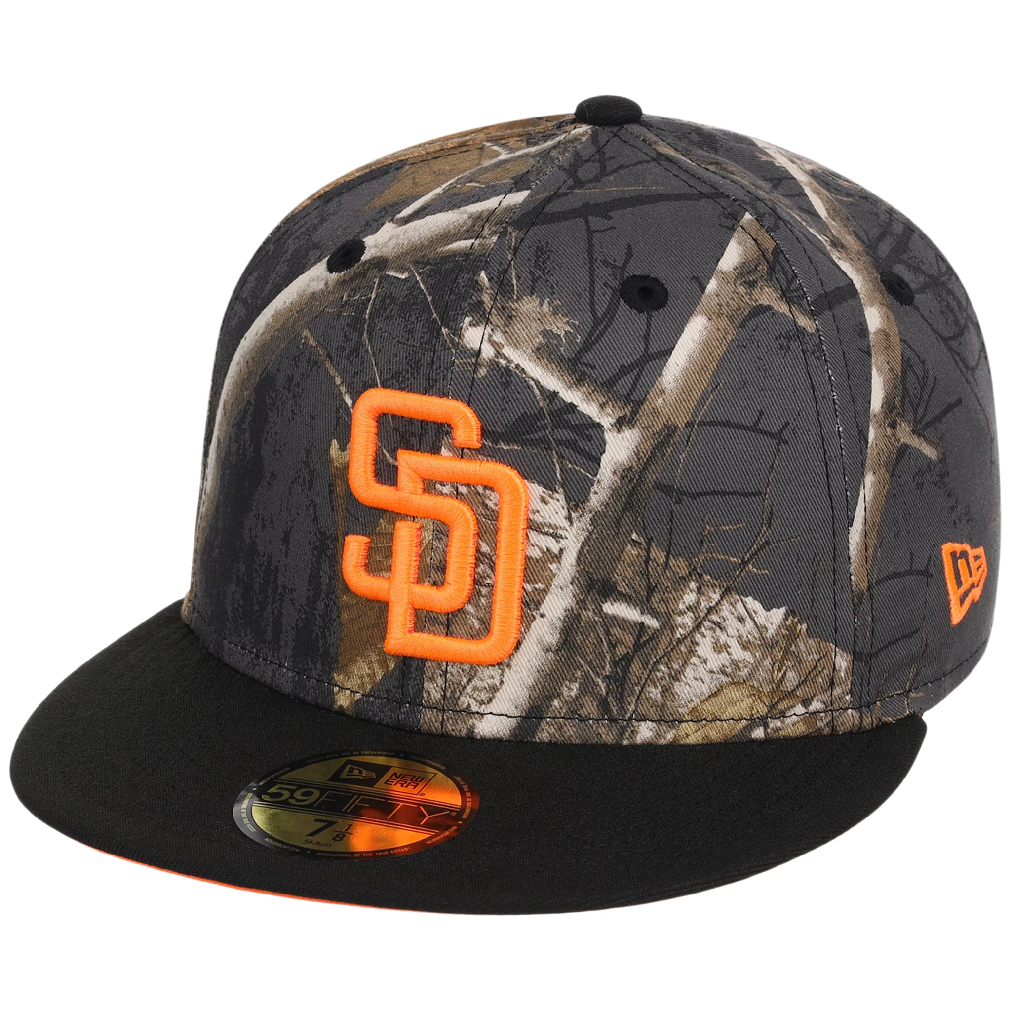San Diego Padres MLB Black Realtree 'Flame' New Era 59FIFTY - Image 4