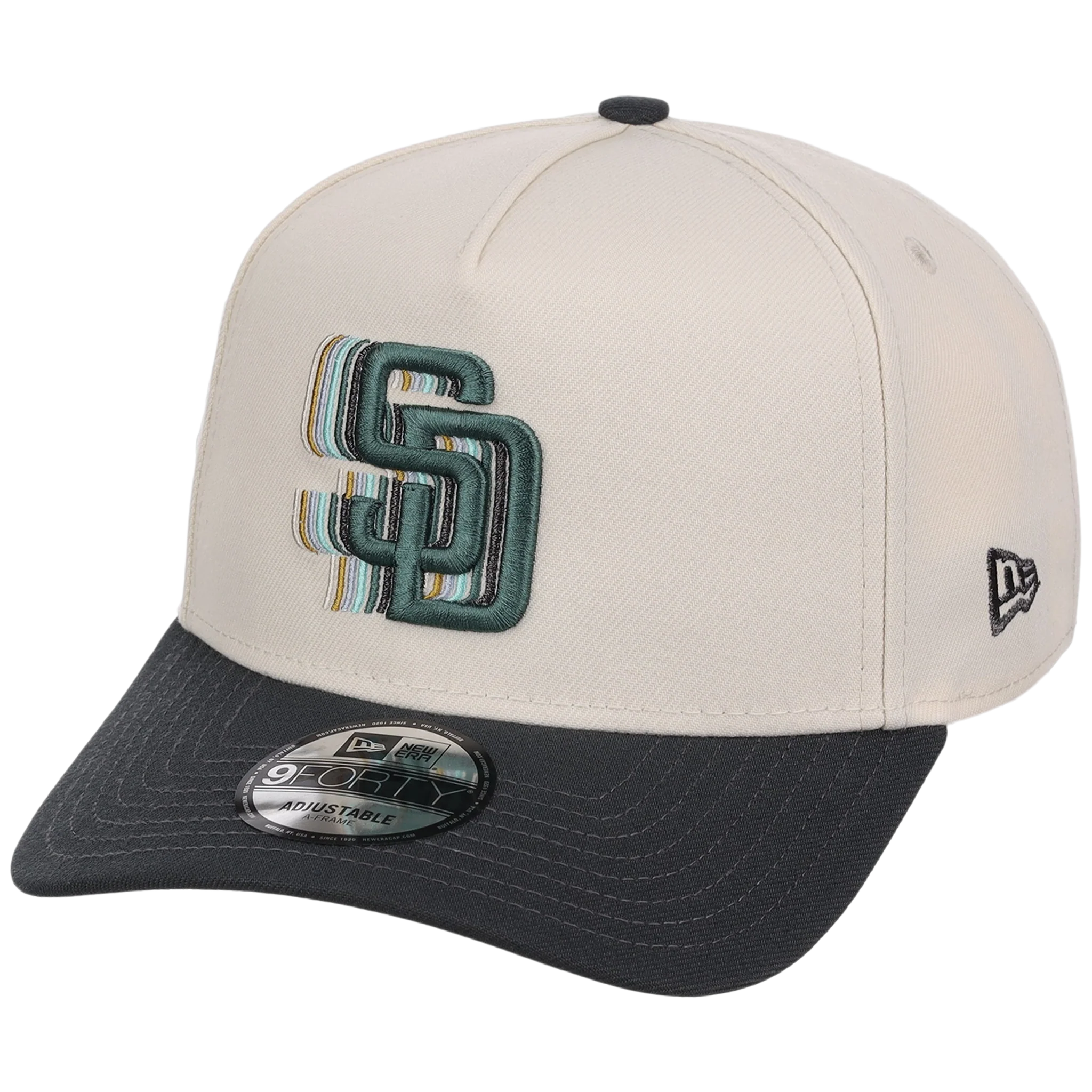 San Diego Padres MLB Cream Clouds New Era 9FORTY - Image 4
