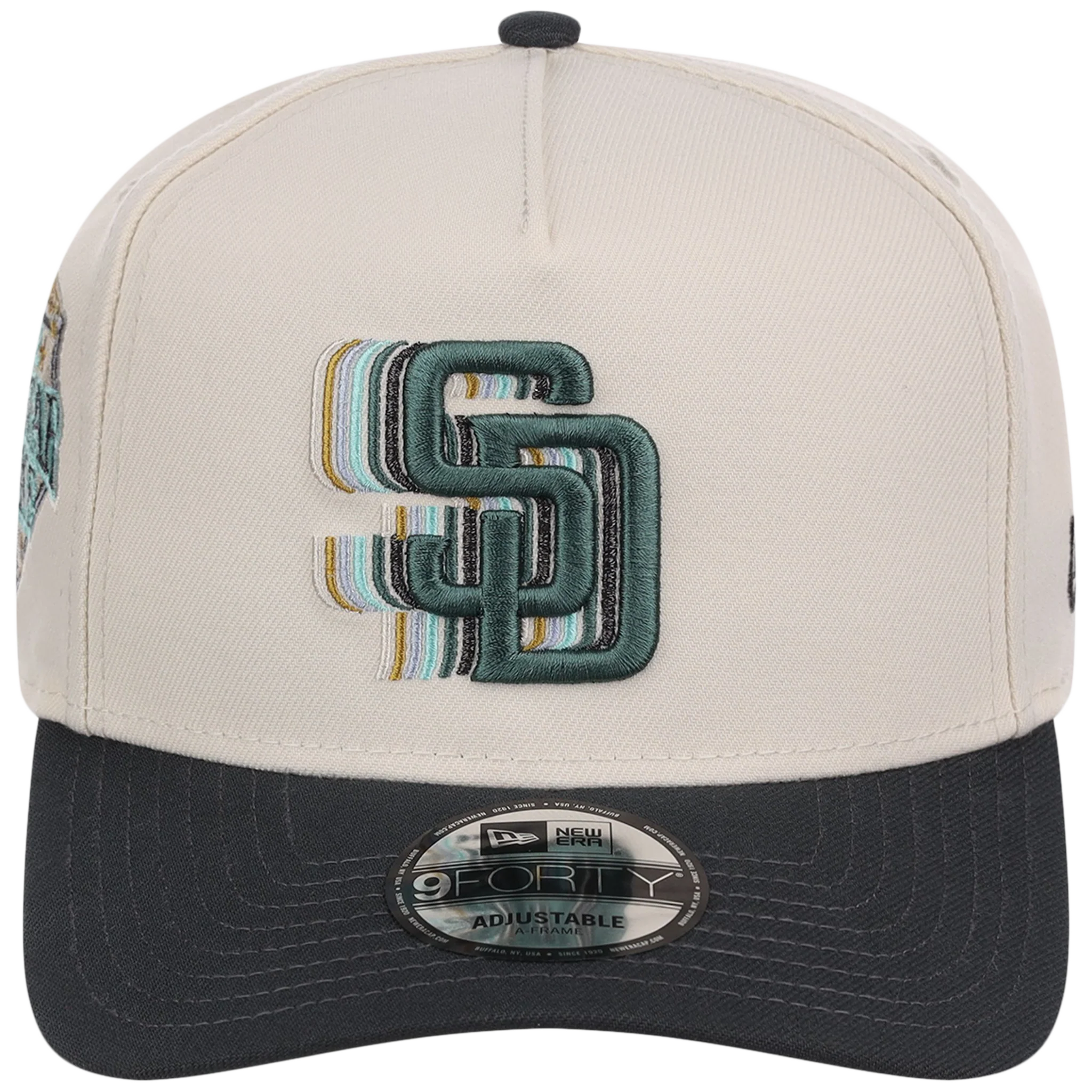 San Diego Padres MLB Cream Clouds New Era 9FORTY - Image 5