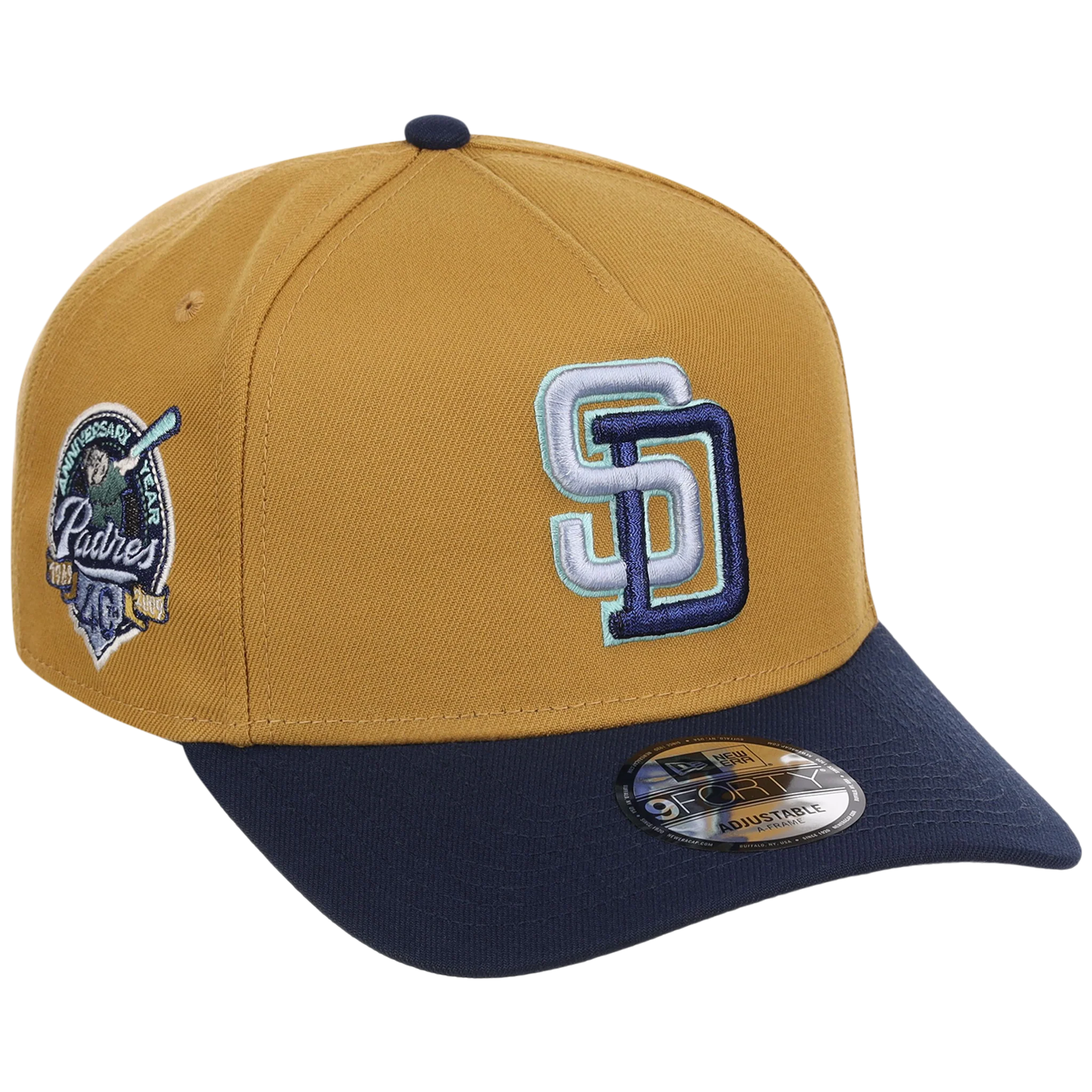 San Diego Padres MLB Dusted Navy New Era 9FORTY