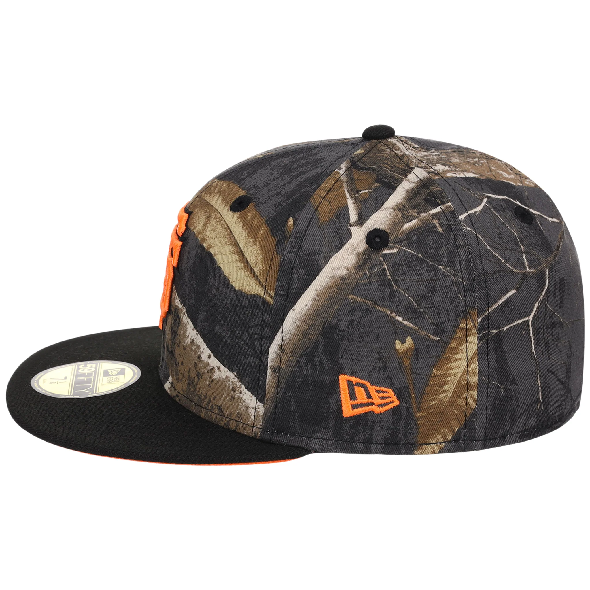San Francisco Giants MLB Black Realtree 'Flame' New Era 59FIFTY - Image 6