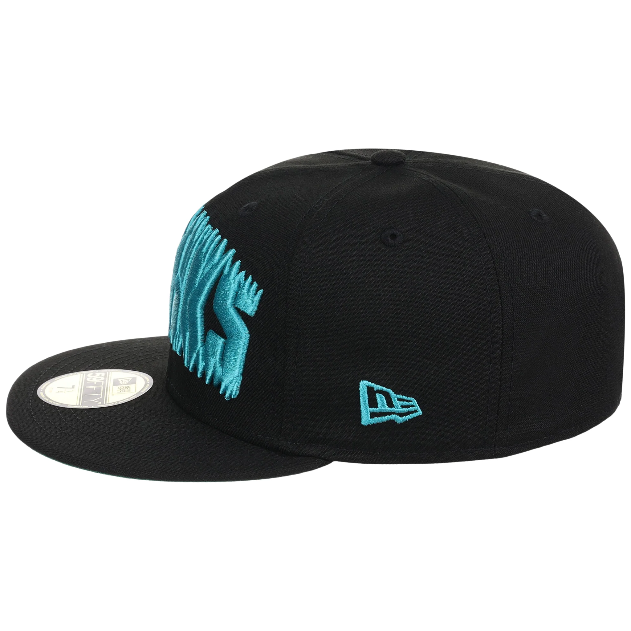 San Jose Sharks NHL Black Dome New Era 59FIFTY - Image 6