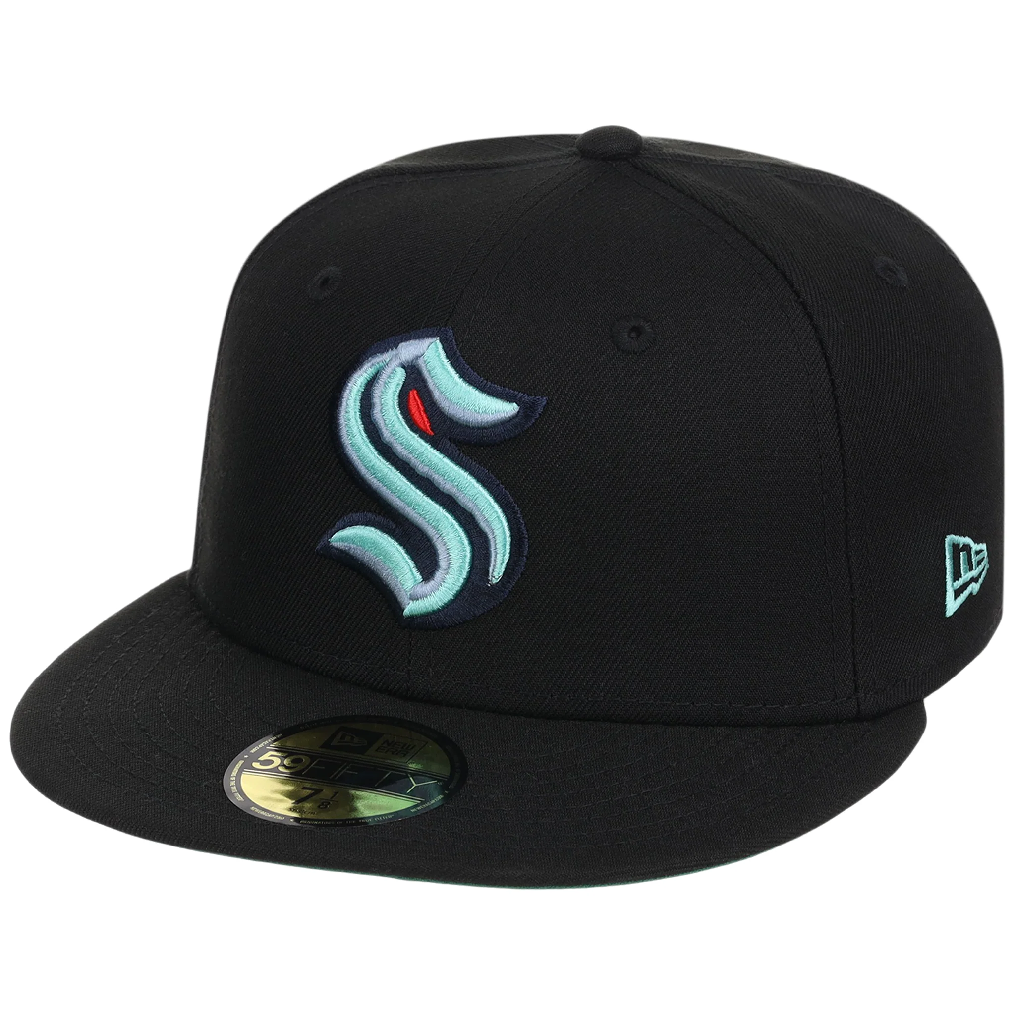 Seattle Kraken NHL Black Dome New Era 59FIFTY - Image 4