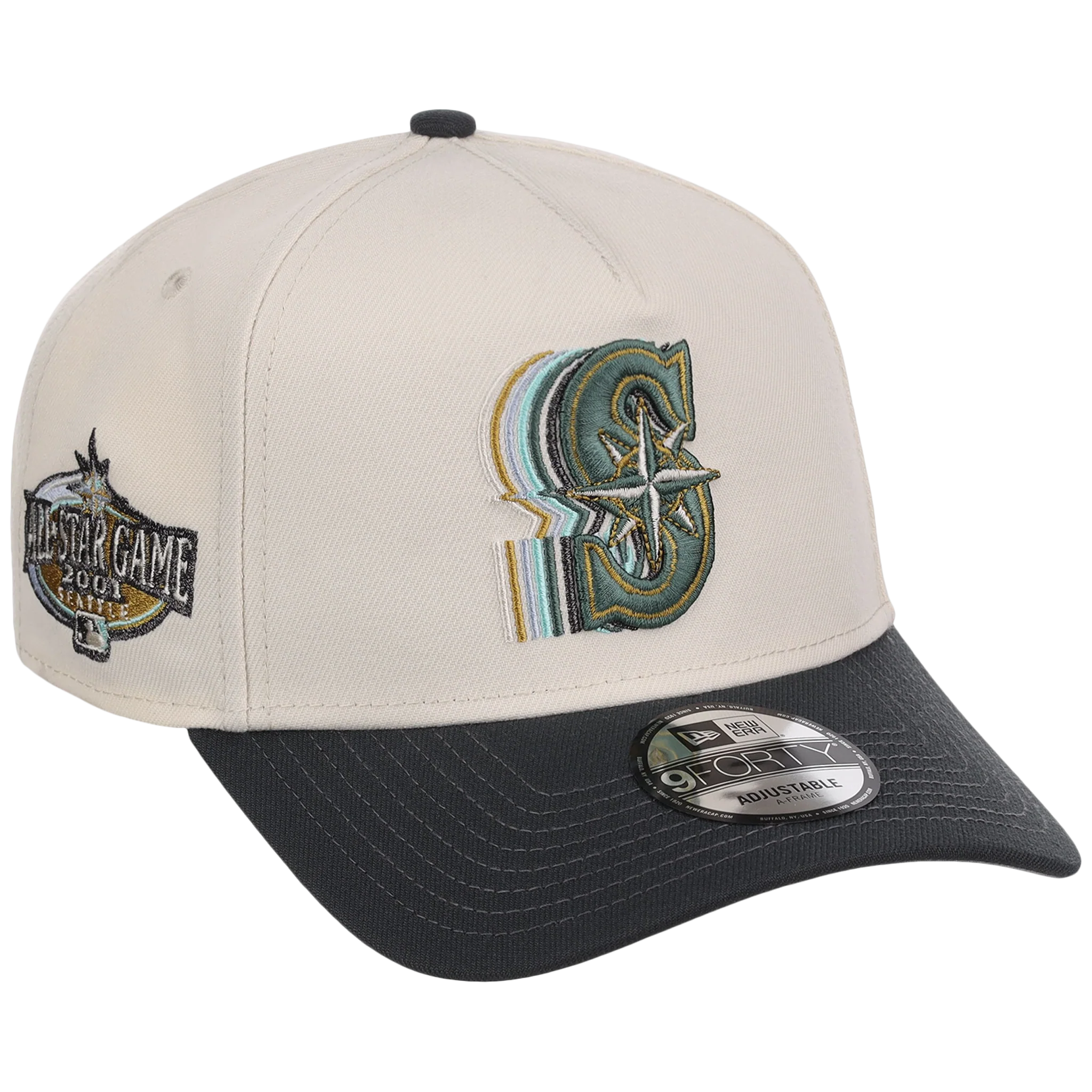 Seattle Mariners MLB Cream Clouds New Era 9FORTY