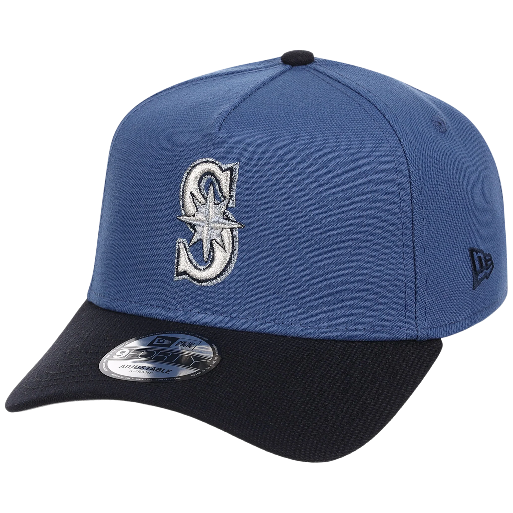 Seattle Mariners MLB Indigo Navy New Era 9FORTY - Image 4