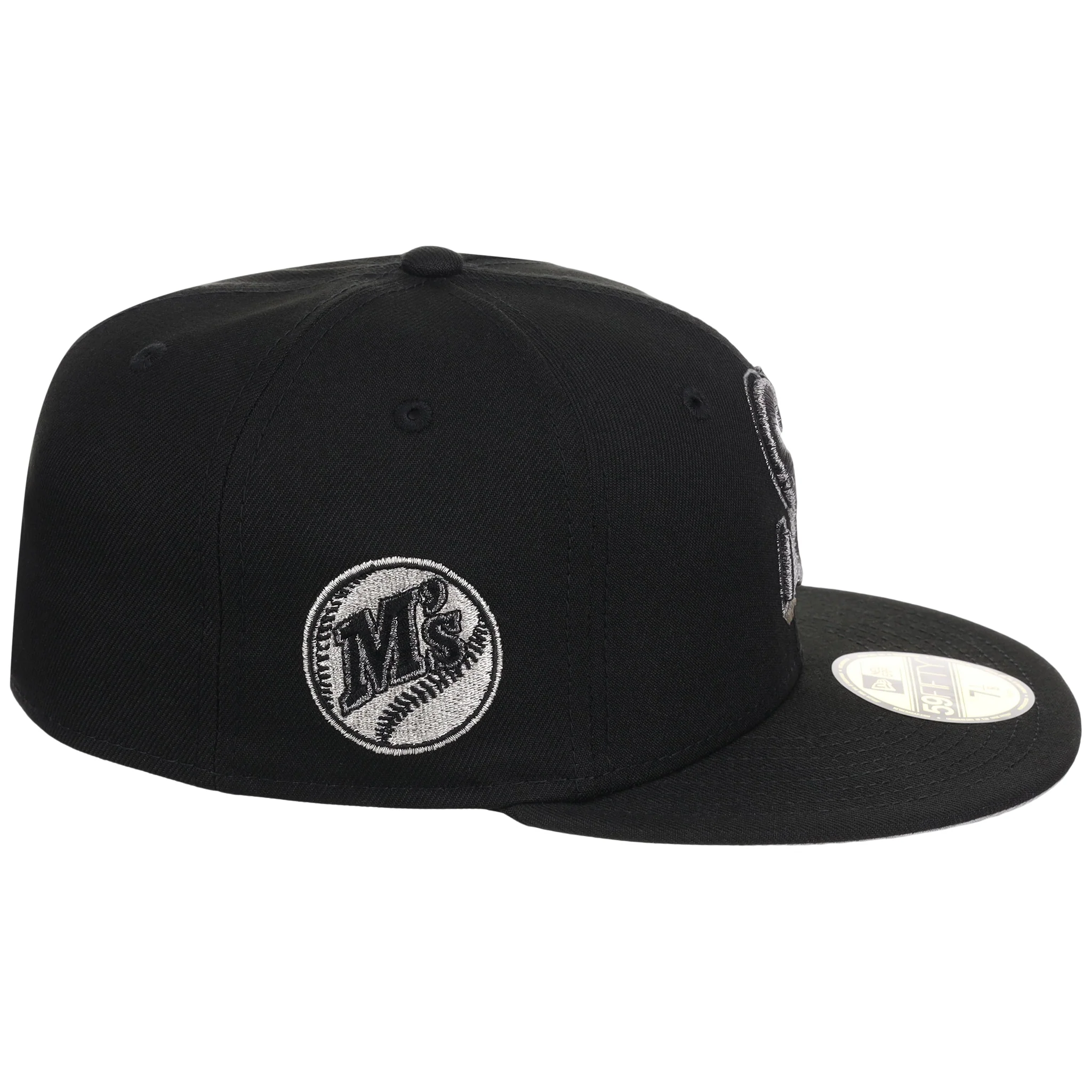 Seattle Mariners MLB Liquid Titanium New Era 59FIFTY - Image 3