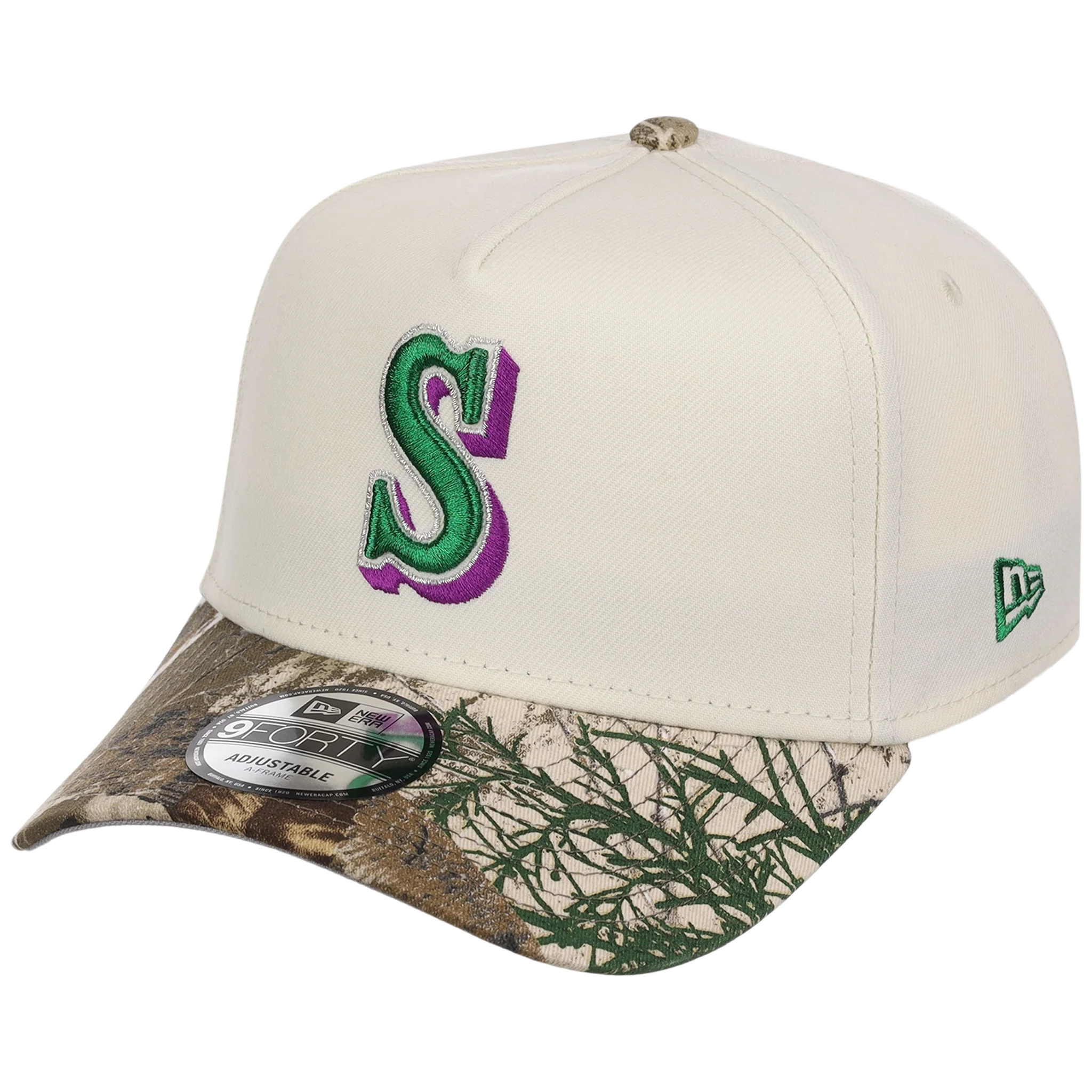 Seattle Mariners MLB Purple Trees New Era 9FORTY - Image 4
