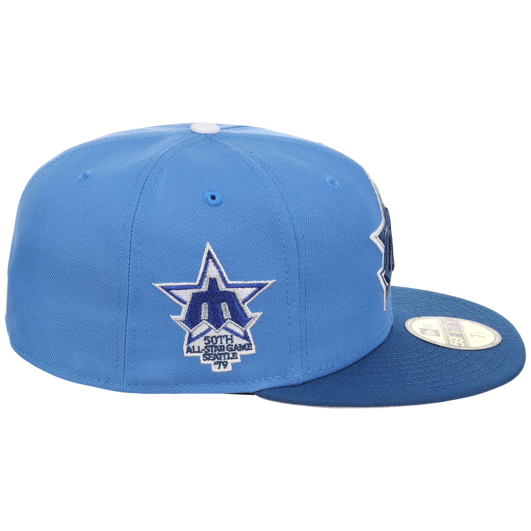 Seattle Mariners The Core Four & More New Era 59FIFTY - Air Force Blue - Image 3