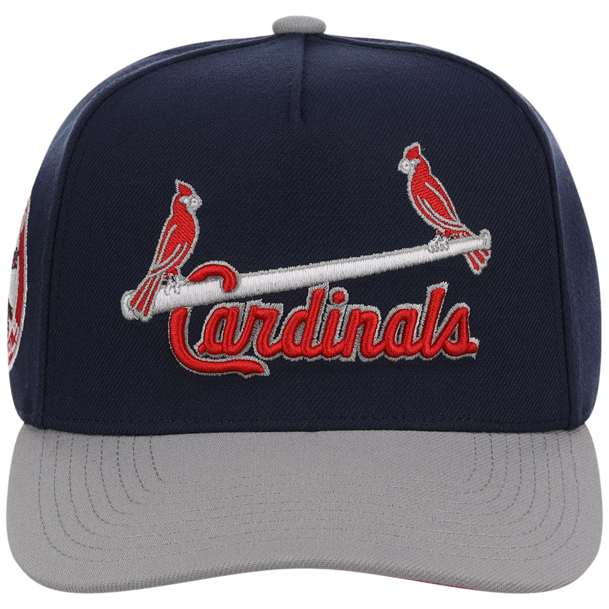 St. Louis Cardinals Mitchell & Ness MLB 'Era Flip' Heritage Series Pro Pinch - Navy/Gray - Image 5