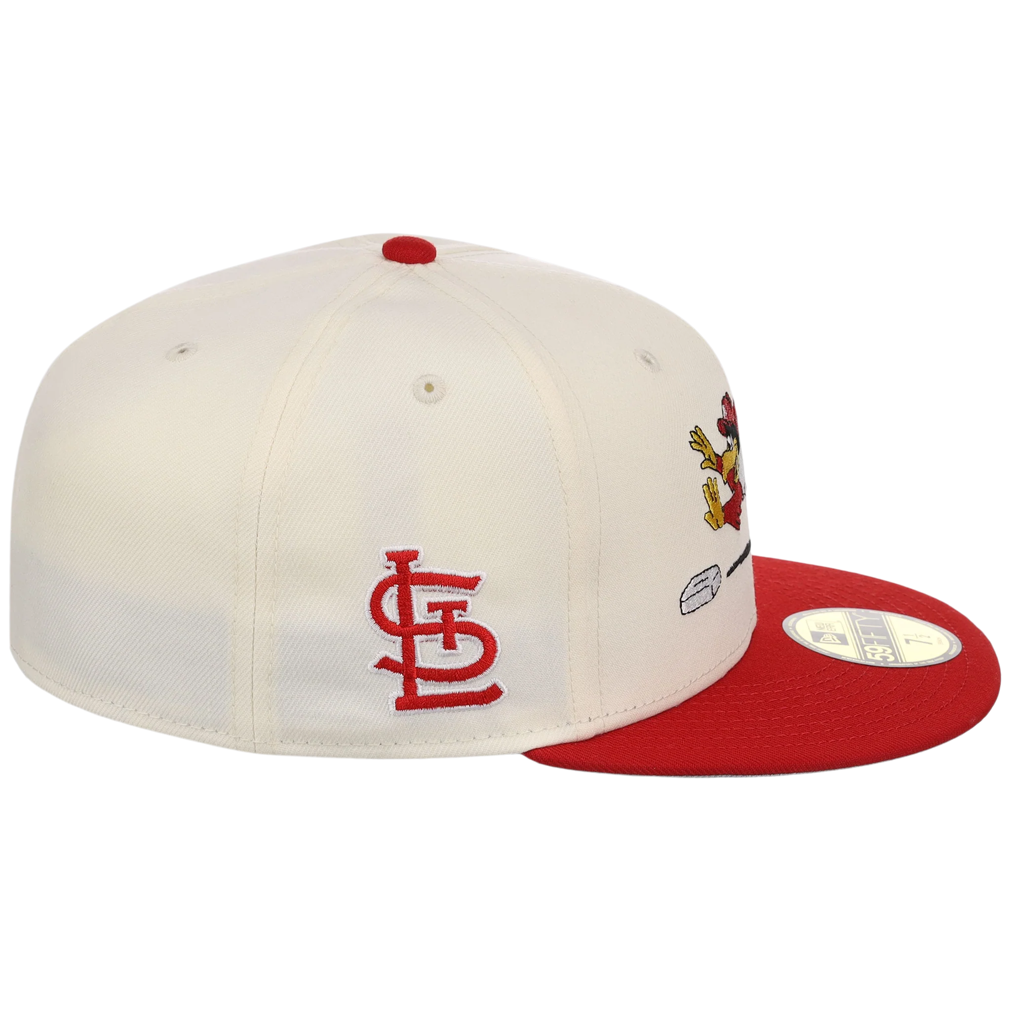 St. Louis Cardinals - St. Louis Crown the City 2.0 'The Lou' New Era 59FIFTY (Chrome/Red) - Image 3
