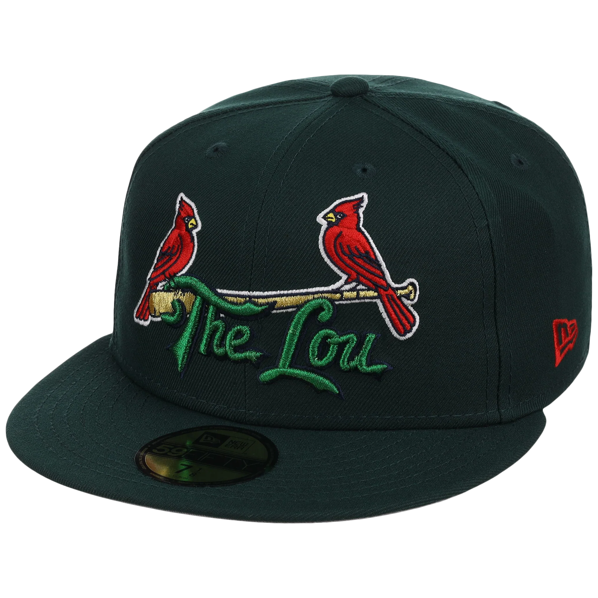 St. Louis Cardinals - St. Louis Crown the City 2.0 'The Lou' New Era 59FIFTY (Dark Green/Dark Green) - Image 4