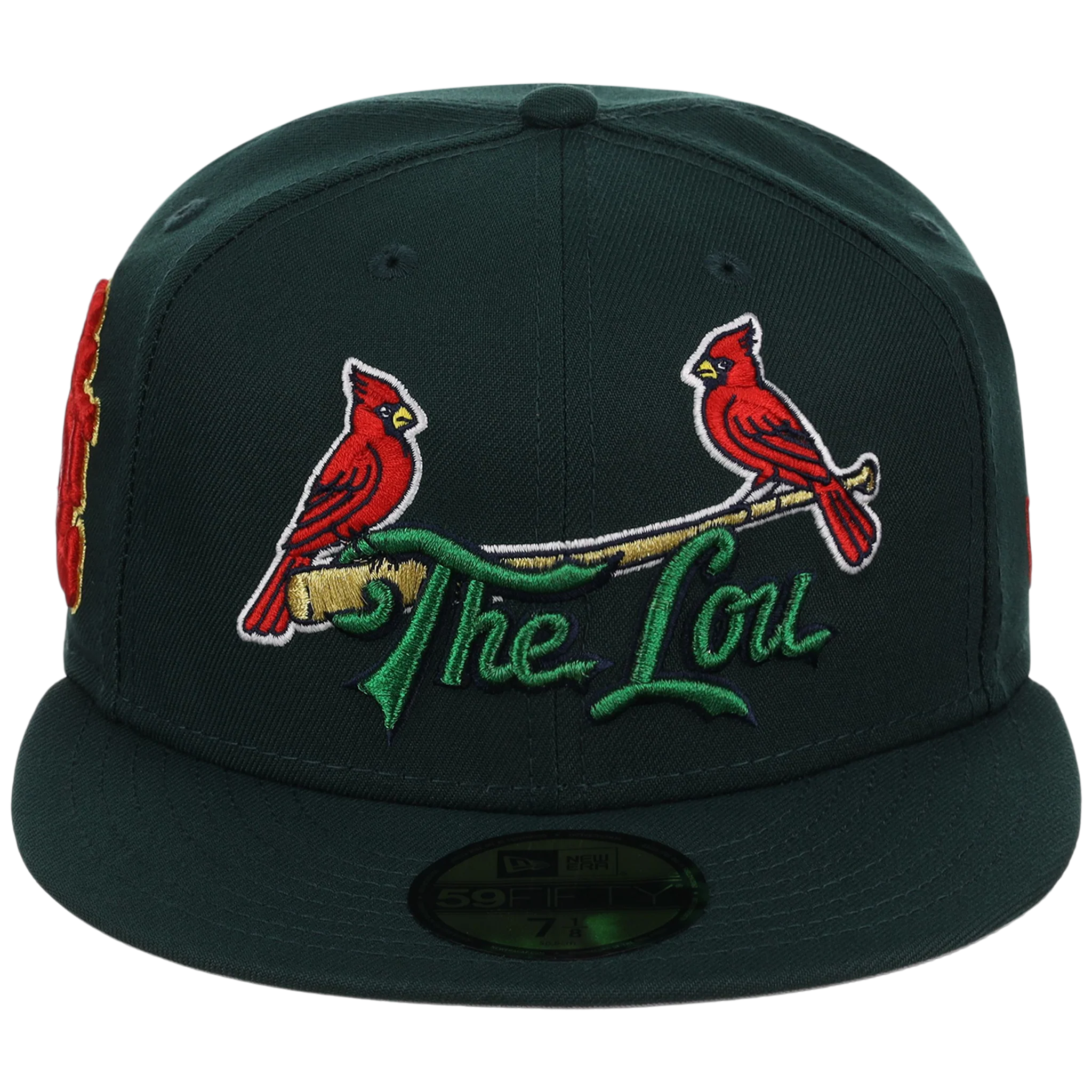 St. Louis Cardinals - St. Louis Crown the City 2.0 'The Lou' New Era 59FIFTY (Dark Green/Dark Green) - Image 5
