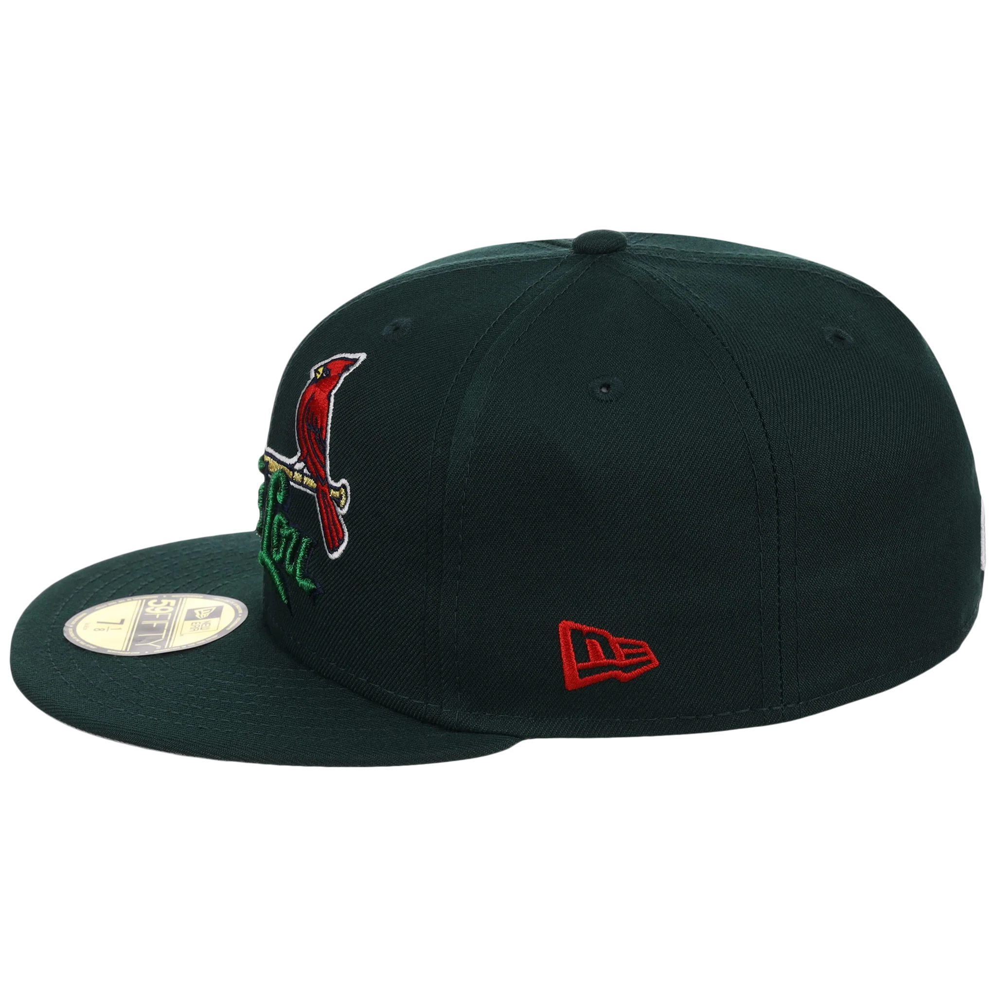 St. Louis Cardinals - St. Louis Crown the City 2.0 'The Lou' New Era 59FIFTY (Dark Green/Dark Green) - Image 6