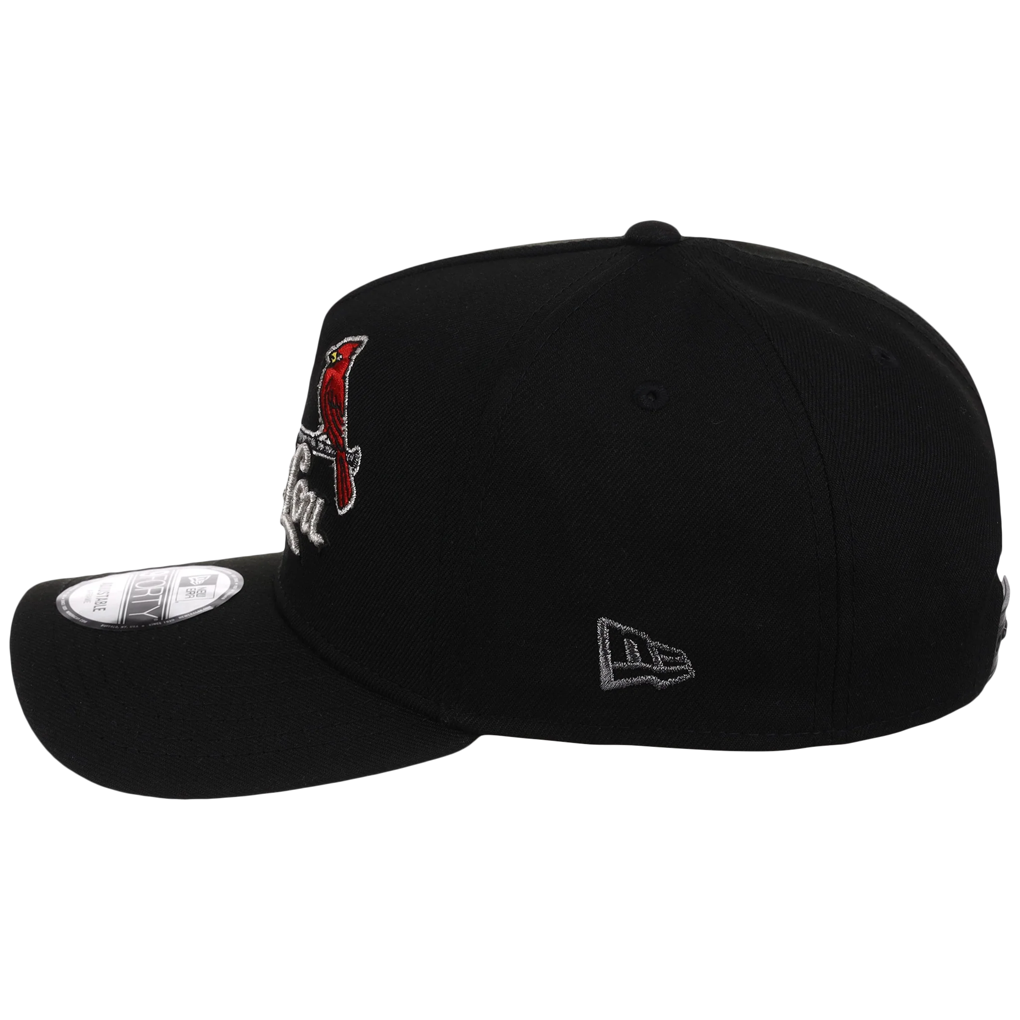 St. Louis Cardinals - St. Louis Crown the City 2.0 'The Lou' New Era 9FORTY (Black/Black) - Image 6
