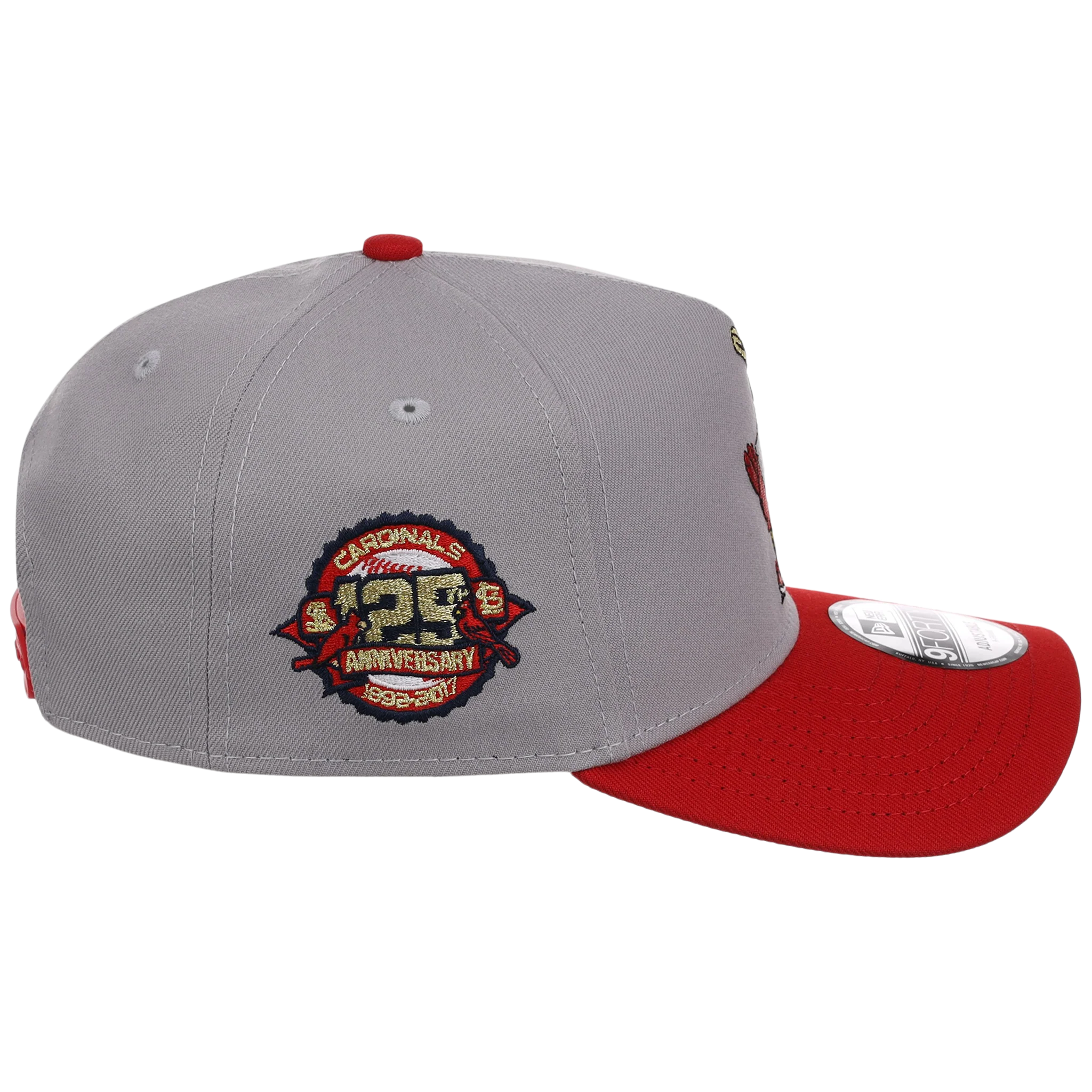 St. Louis Cardinals - St. Louis Crown the City 2.0 'The Lou' New Era 9FORTY (Chrome/Red) - Image 3