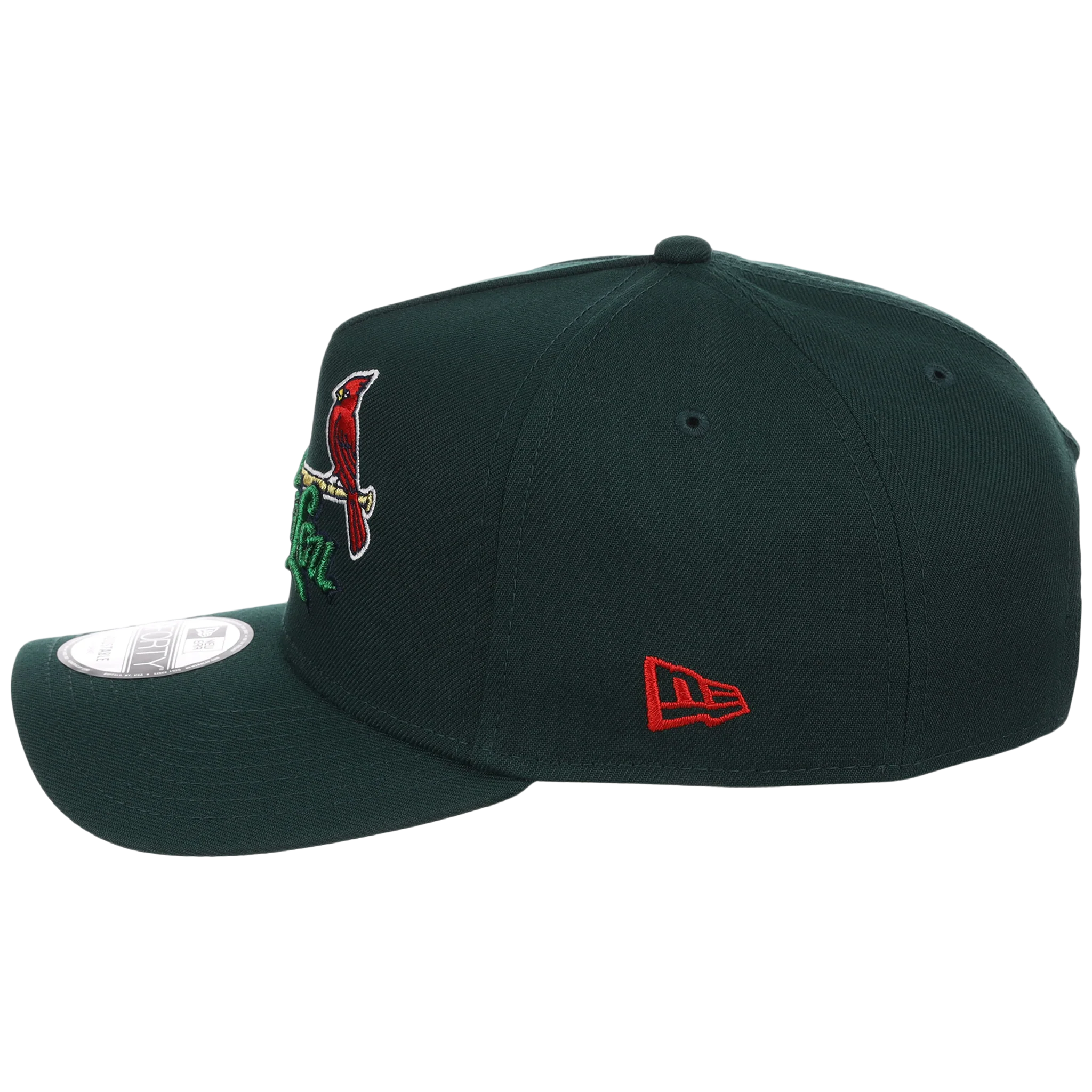 St. Louis Cardinals - St. Louis Crown the City 2.0 'The Lou' New Era 9FORTY (Dark Green/Dark Green) - Image 6
