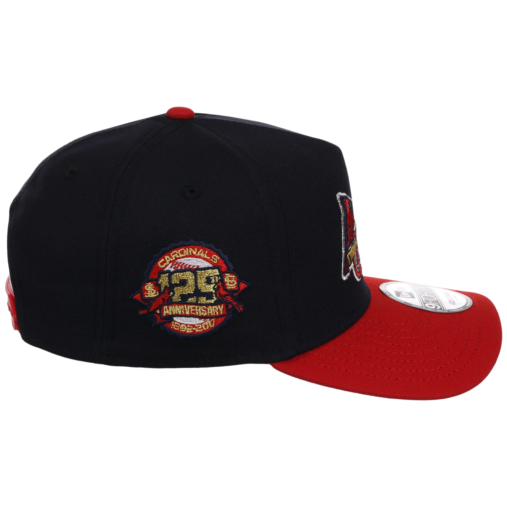 St. Louis Cardinals - St. Louis Crown the City 2.0 'The Lou' New Era 9FORTY (Navy/Red) - Image 3
