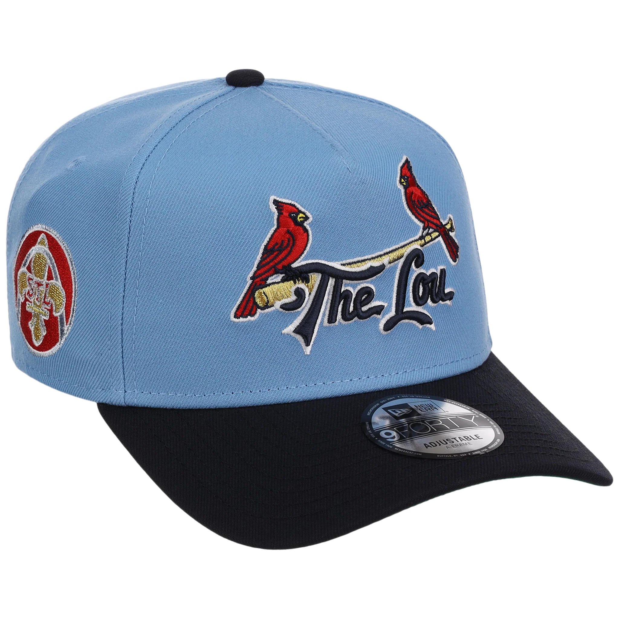 St. Louis Cardinals - St. Louis Crown the City 2.0 'The Lou' New Era 9FORTY (Sky/Navy)