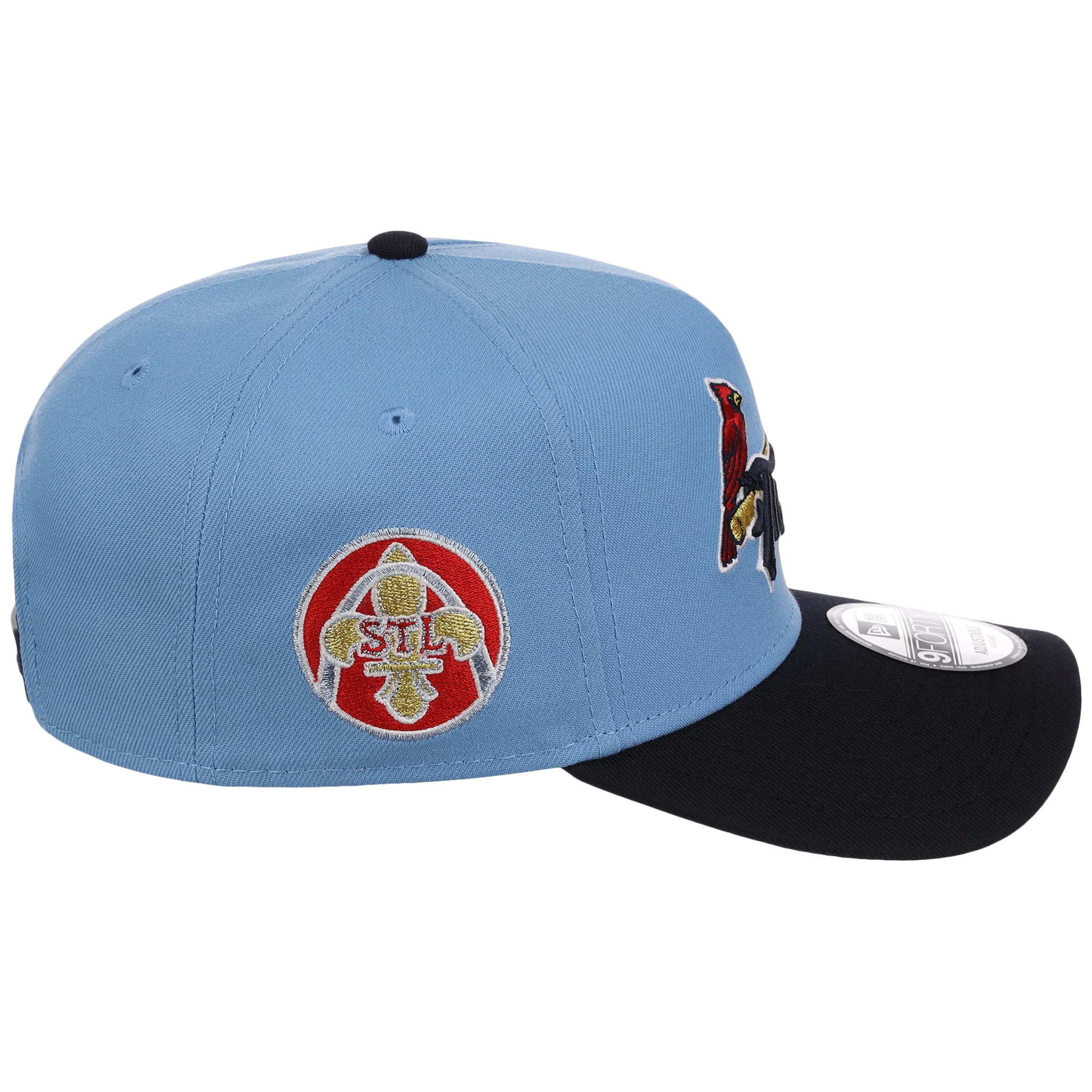 St. Louis Cardinals - St. Louis Crown the City 2.0 'The Lou' New Era 9FORTY (Sky/Navy) - Image 3