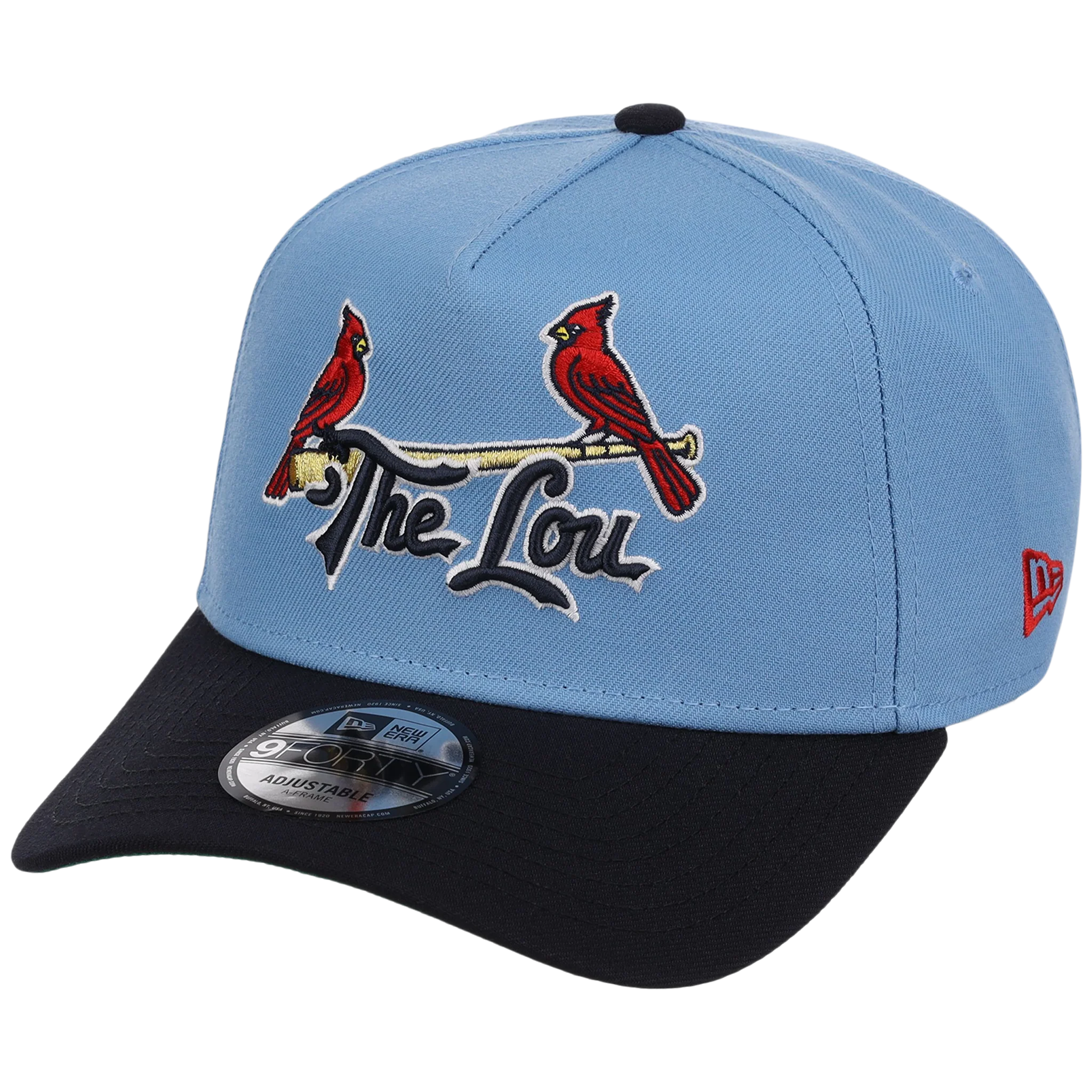 St. Louis Cardinals - St. Louis Crown the City 2.0 'The Lou' New Era 9FORTY (Sky/Navy) - Image 4