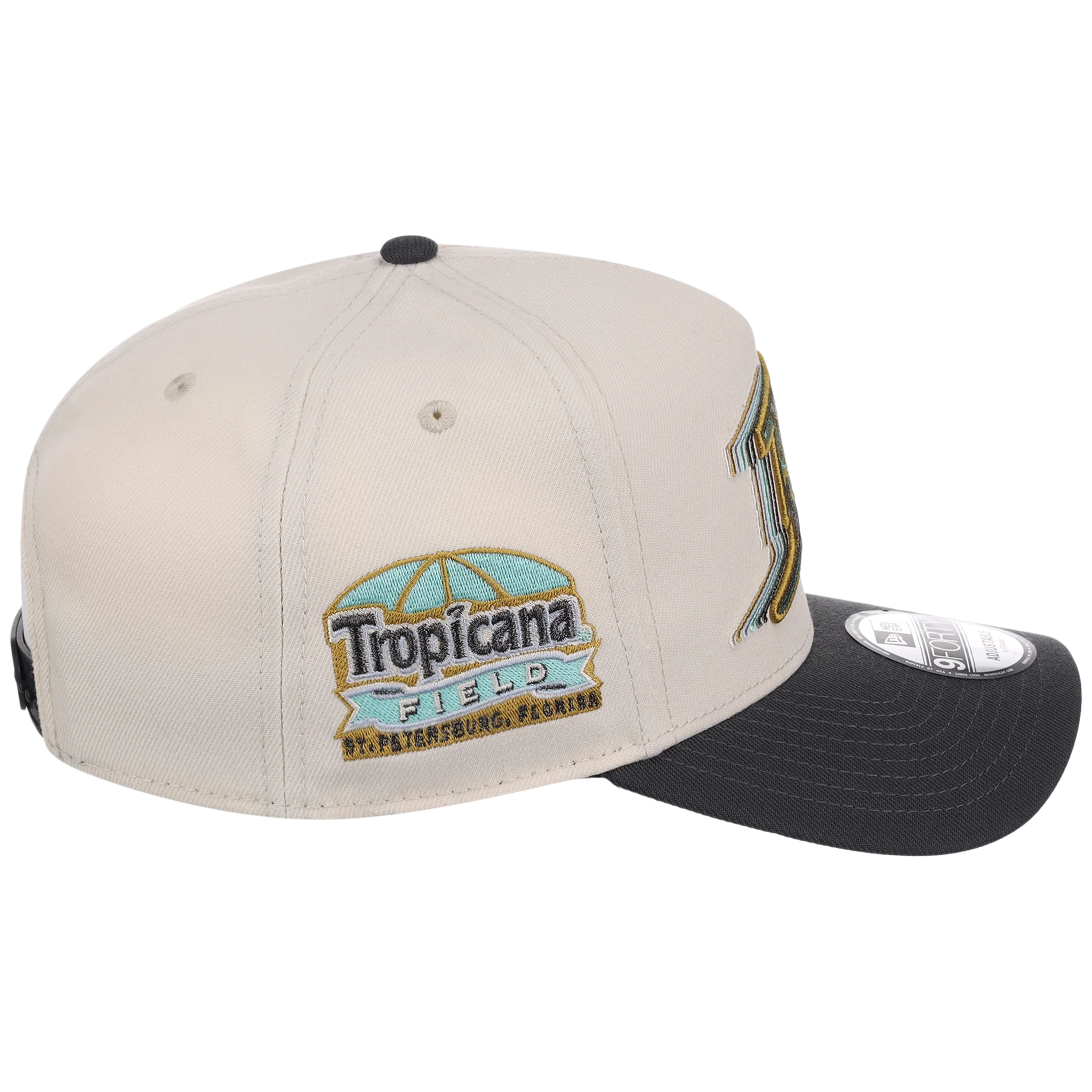 Tampa Bay Rays MLB Cream Clouds New Era 9FORTY - Image 3