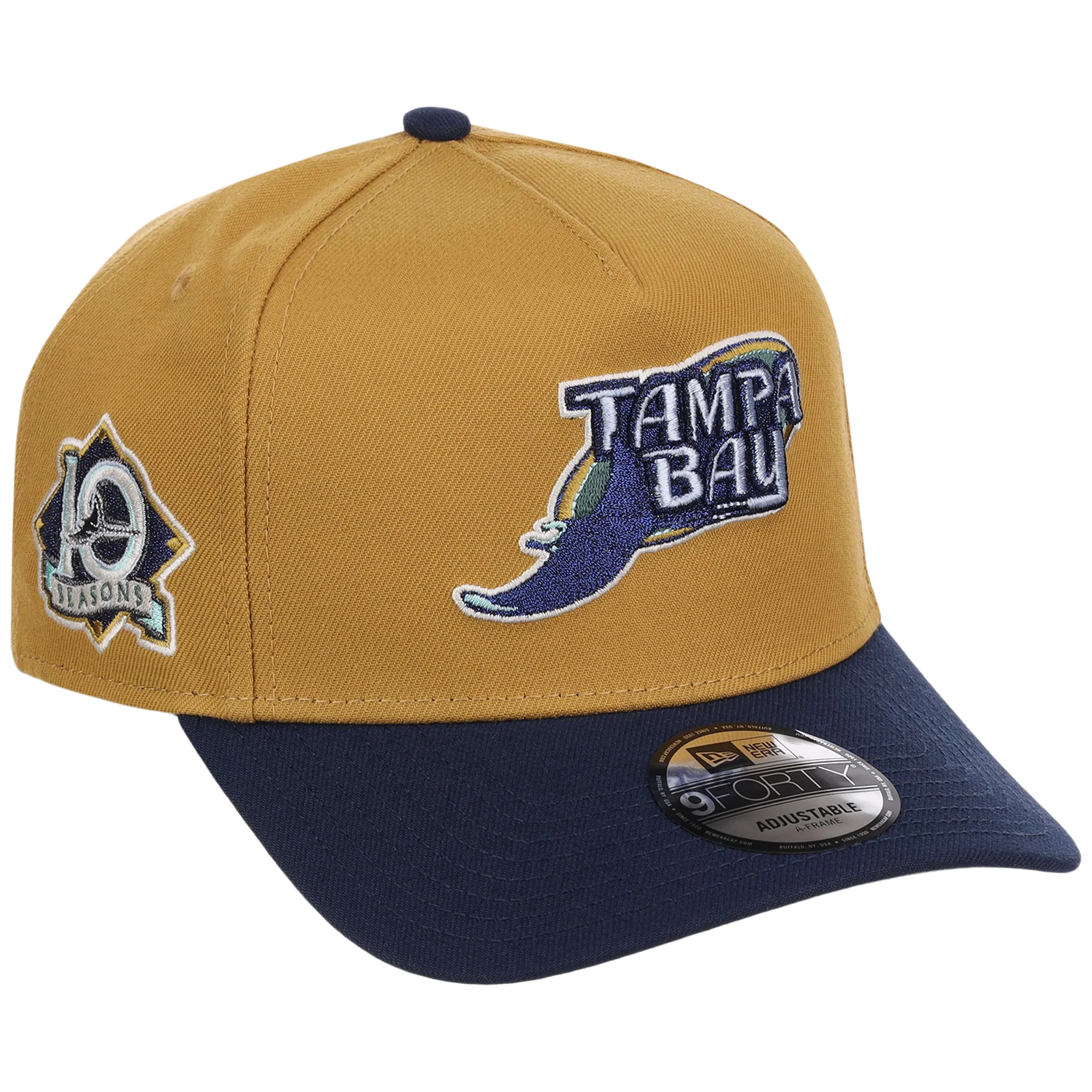 Tampa Bay Rays MLB Dusted Navy New Era 9FORTY