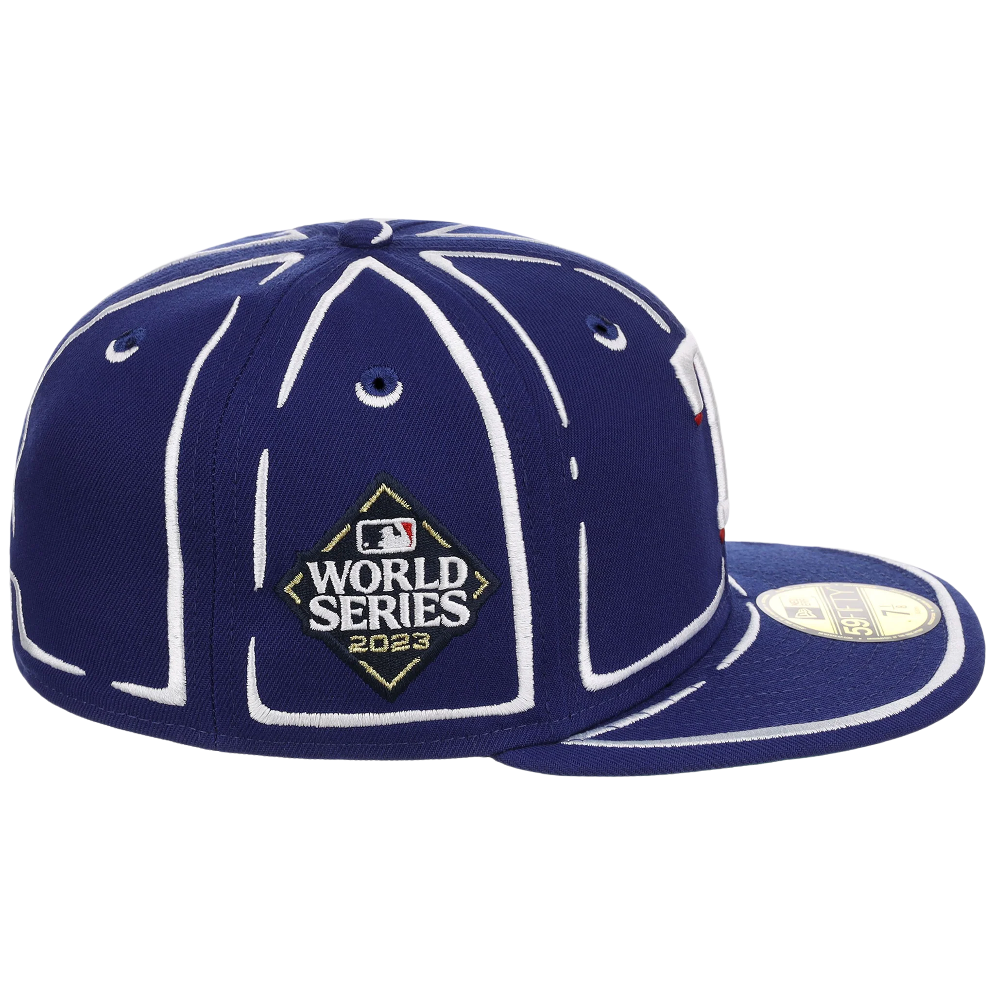 Texas Rangers Joshua Vides x MLB 'Outline' New Era 59FIFTY Collection - Image 3