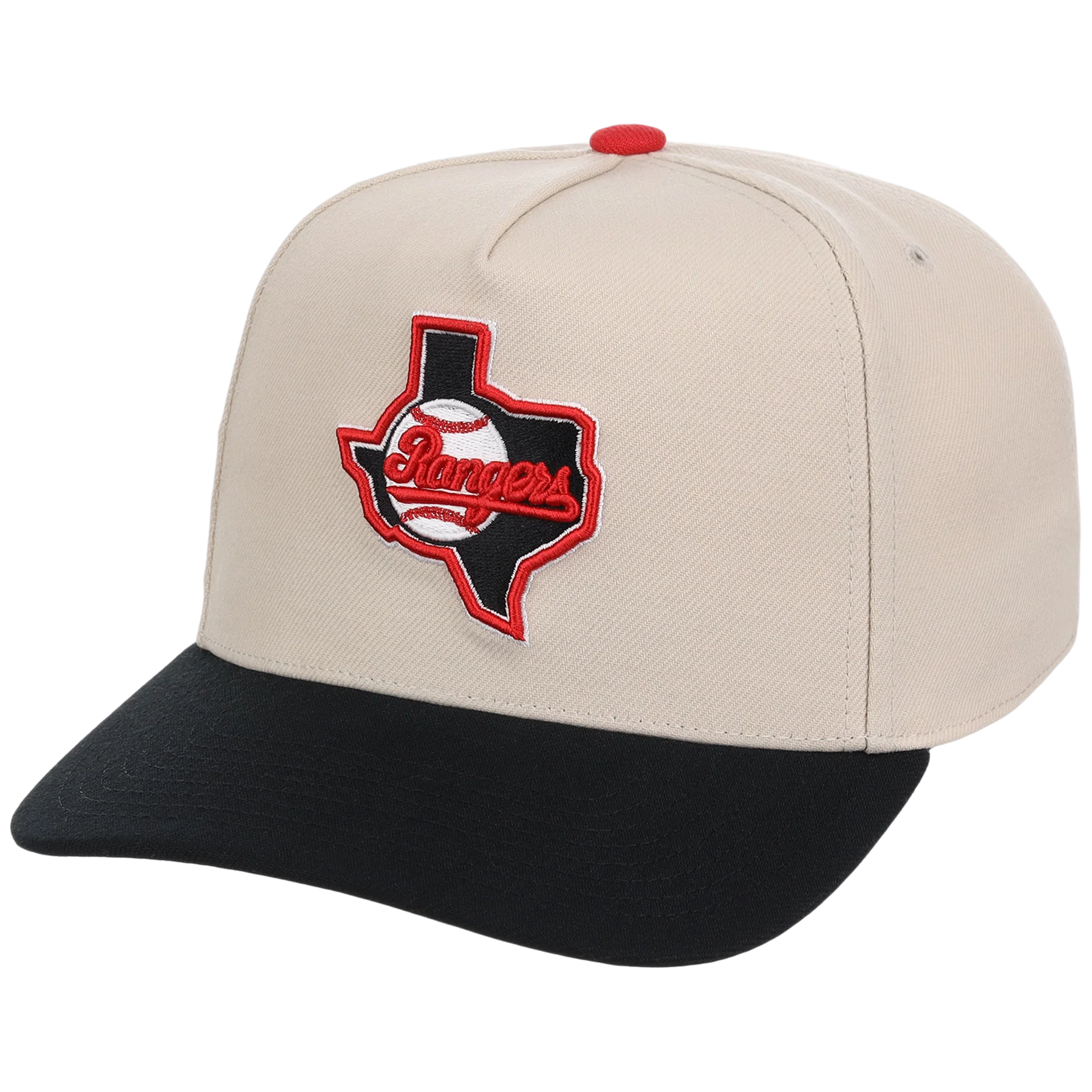 Texas Rangers Mitchell & Ness MLB 'Era Flip' Heritage Series Pro Pinch - Cream/Black - Image 4