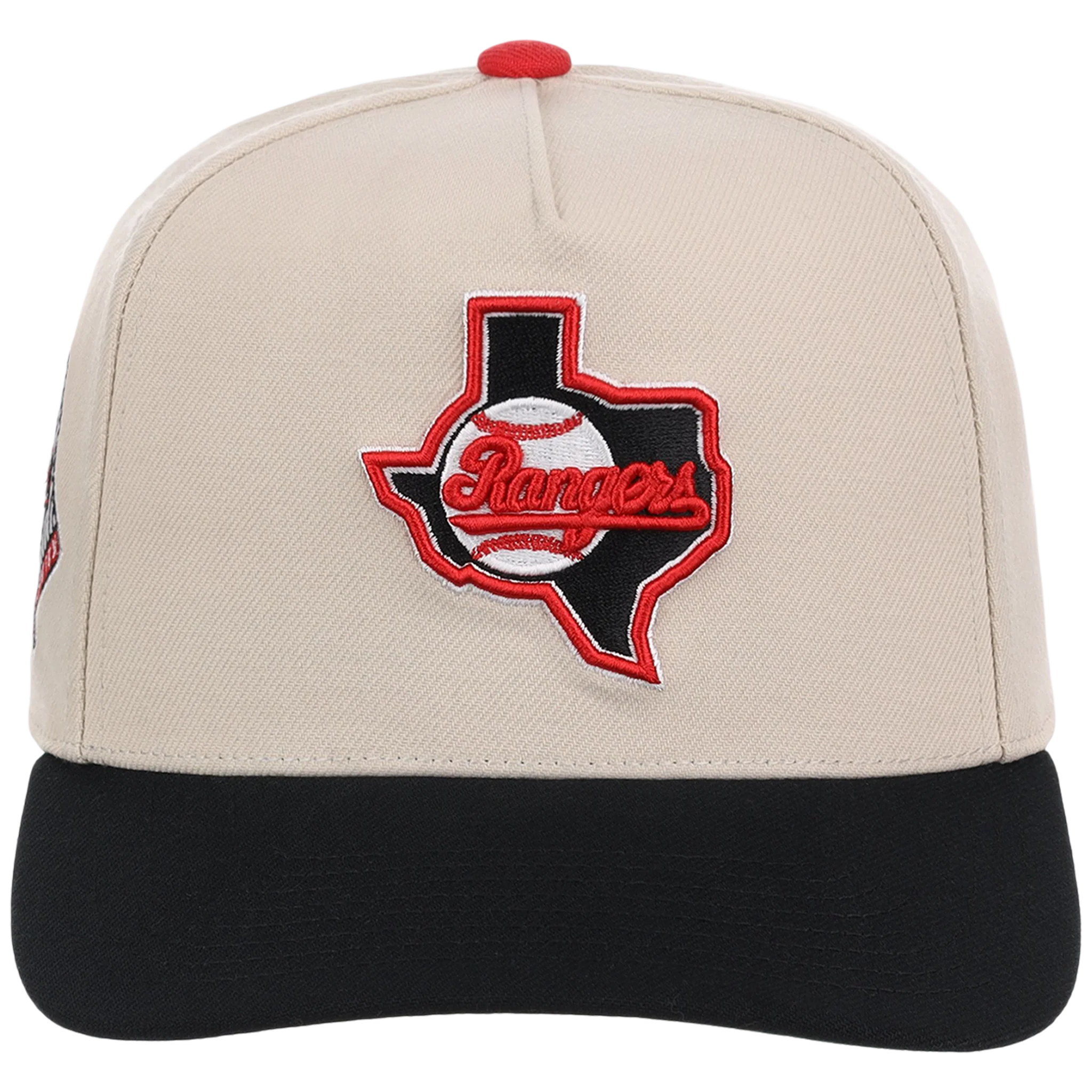 Texas Rangers Mitchell & Ness MLB 'Era Flip' Heritage Series Pro Pinch - Cream/Black - Image 5