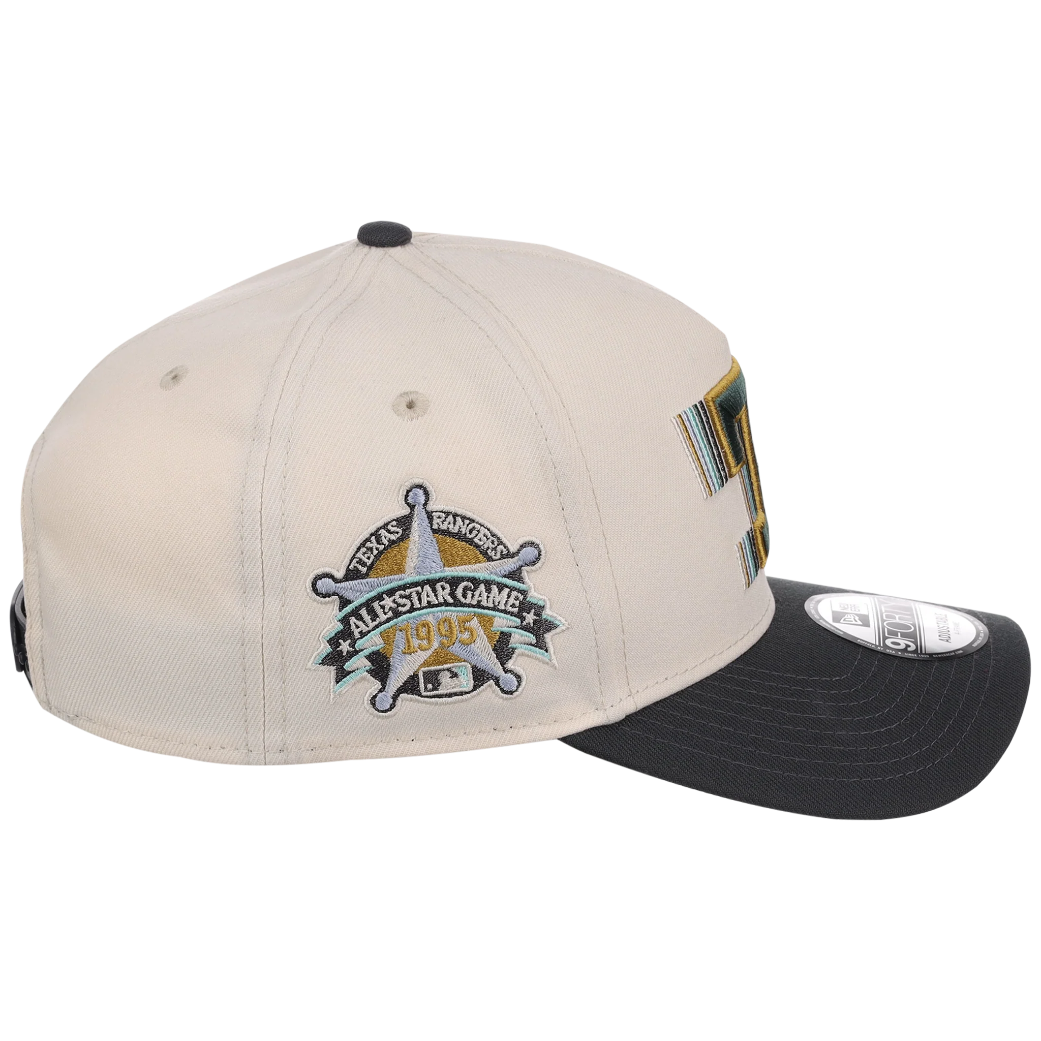 Texas Rangers MLB Cream Clouds New Era 9FORTY - Image 3